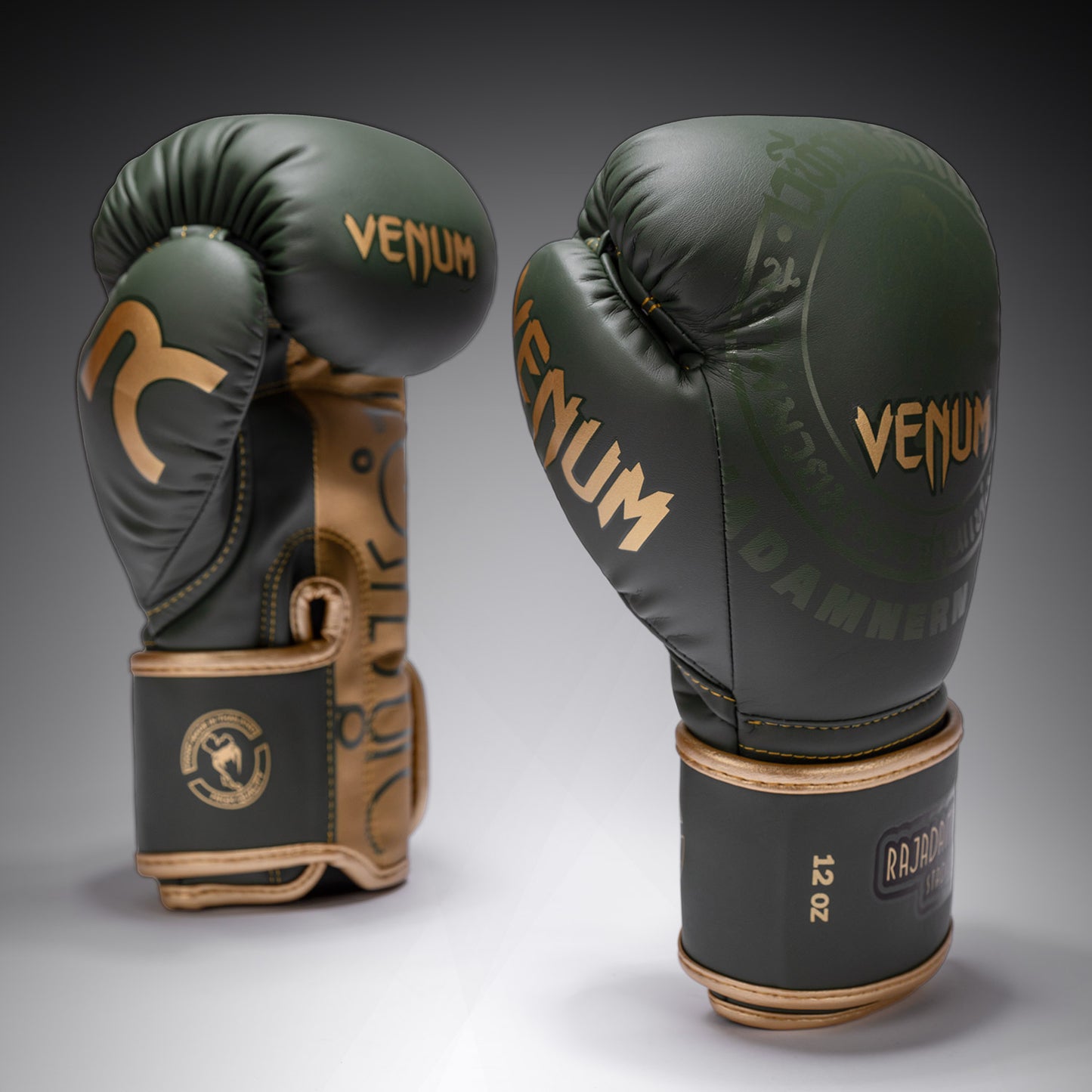 Venum x Rajadamnern 拳击手套 – 军绿色