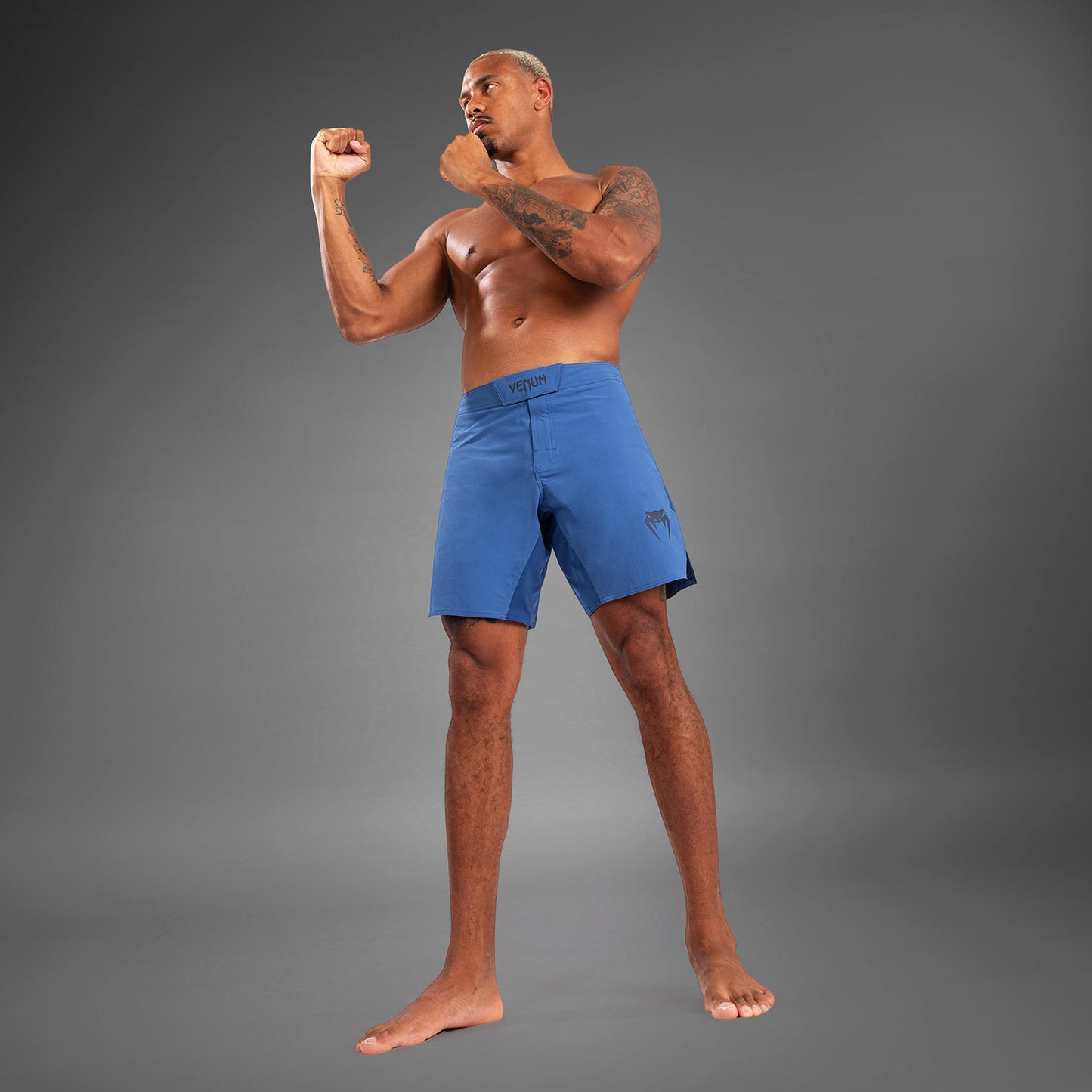 Venum Contender 男士格斗短裤 – 蓝色