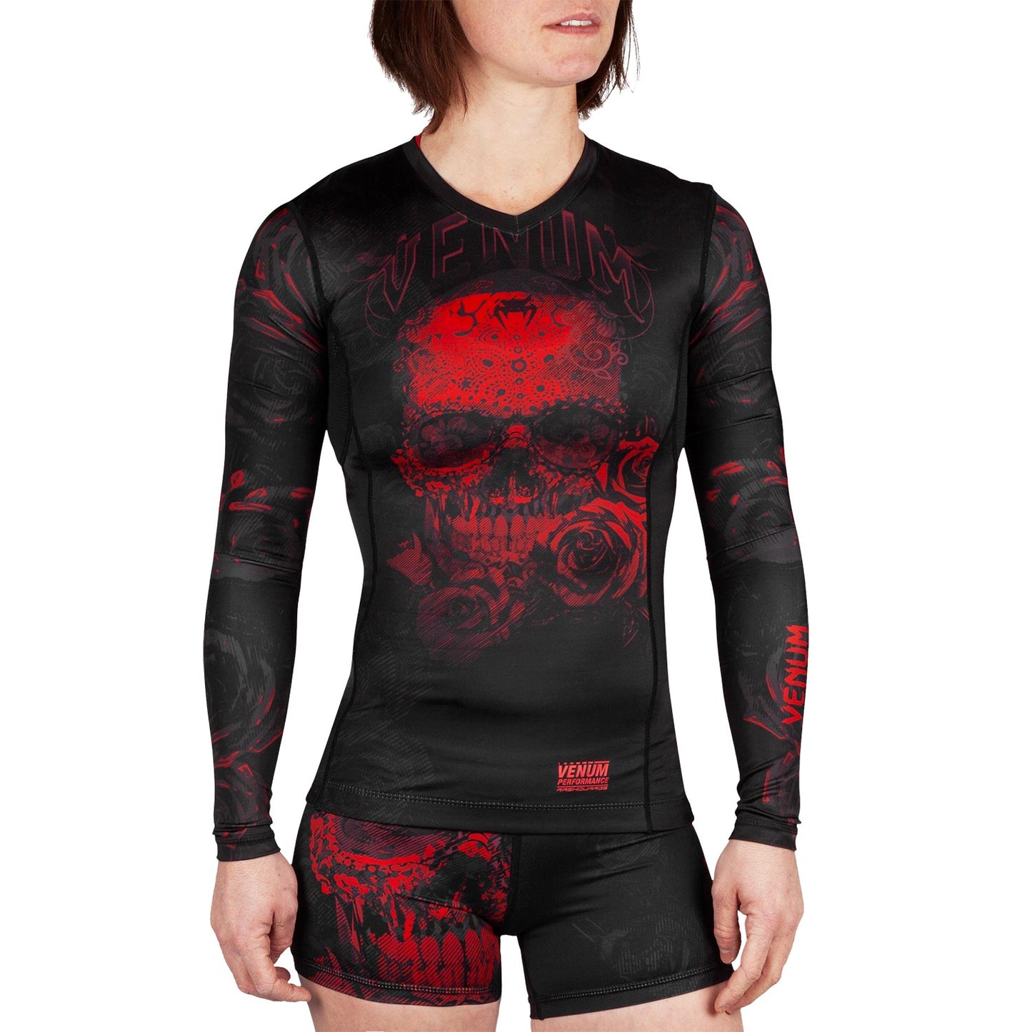 Venum Santa Muerte 3.0 Rashguard - Long Sleeves - For Women
