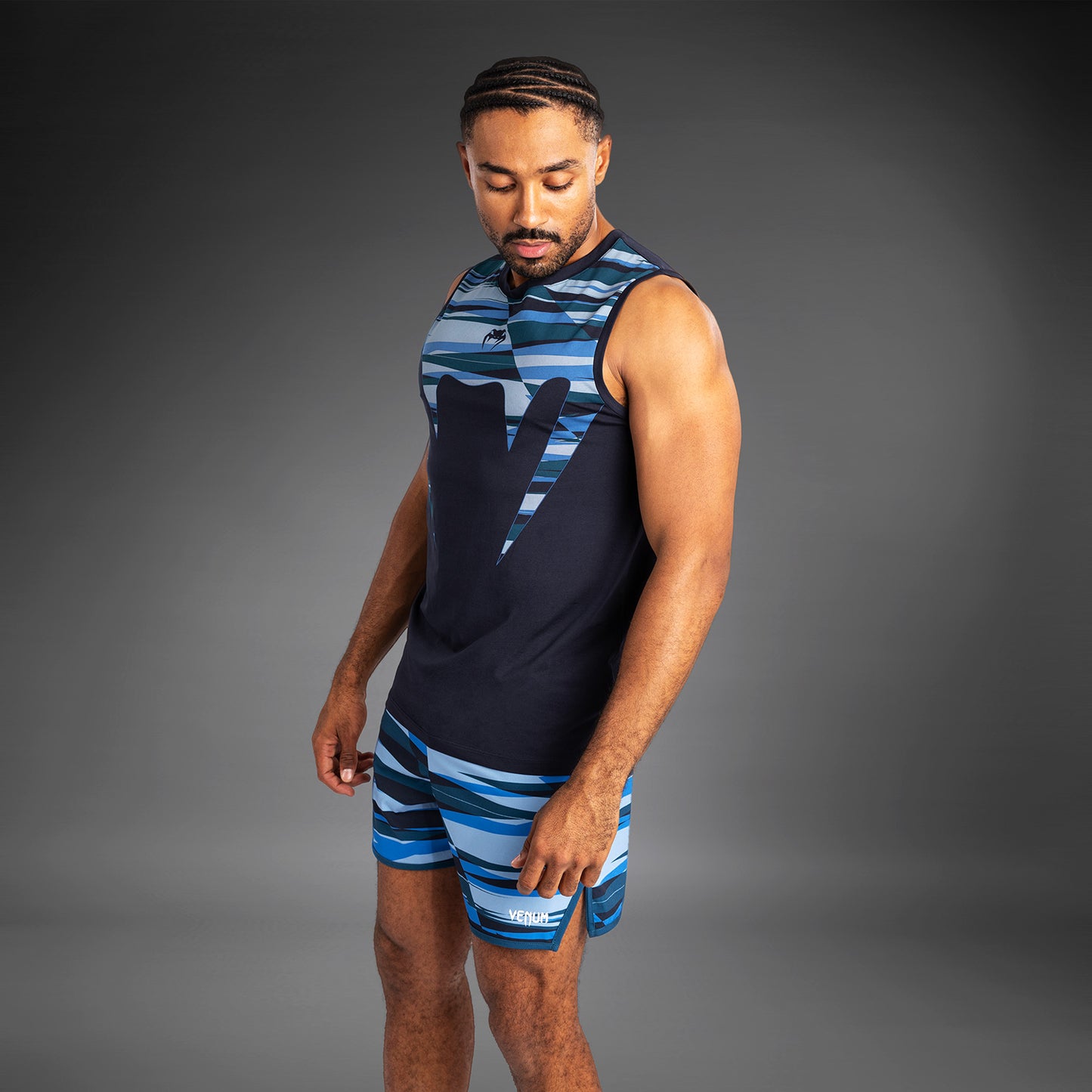 Venum Rapid 男士背心–蛇头–暗影蓝