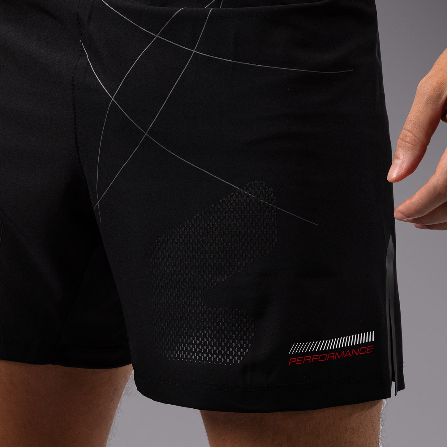 Venum Tactical XT 格斗短裤 – 黑色/火红色