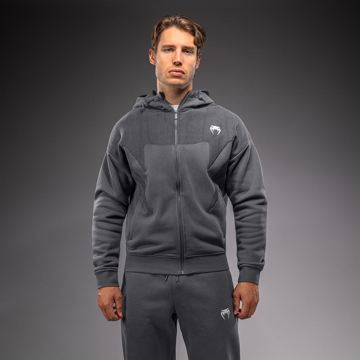 Venum Attack Fleece & Weave 运动夹克 - 灰色