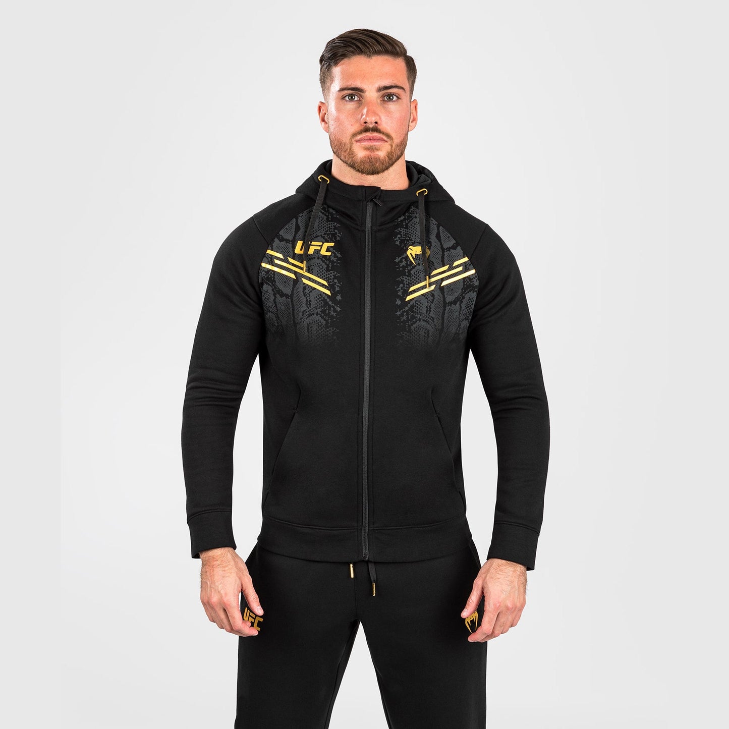 UFC Adrenaline by Venum Replica 男款拉链连帽衫 – Champion