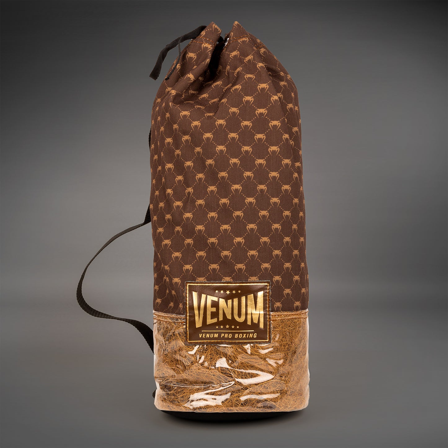 Venum Coco Monogram Pro 系列系带拳击手套 – 棕色