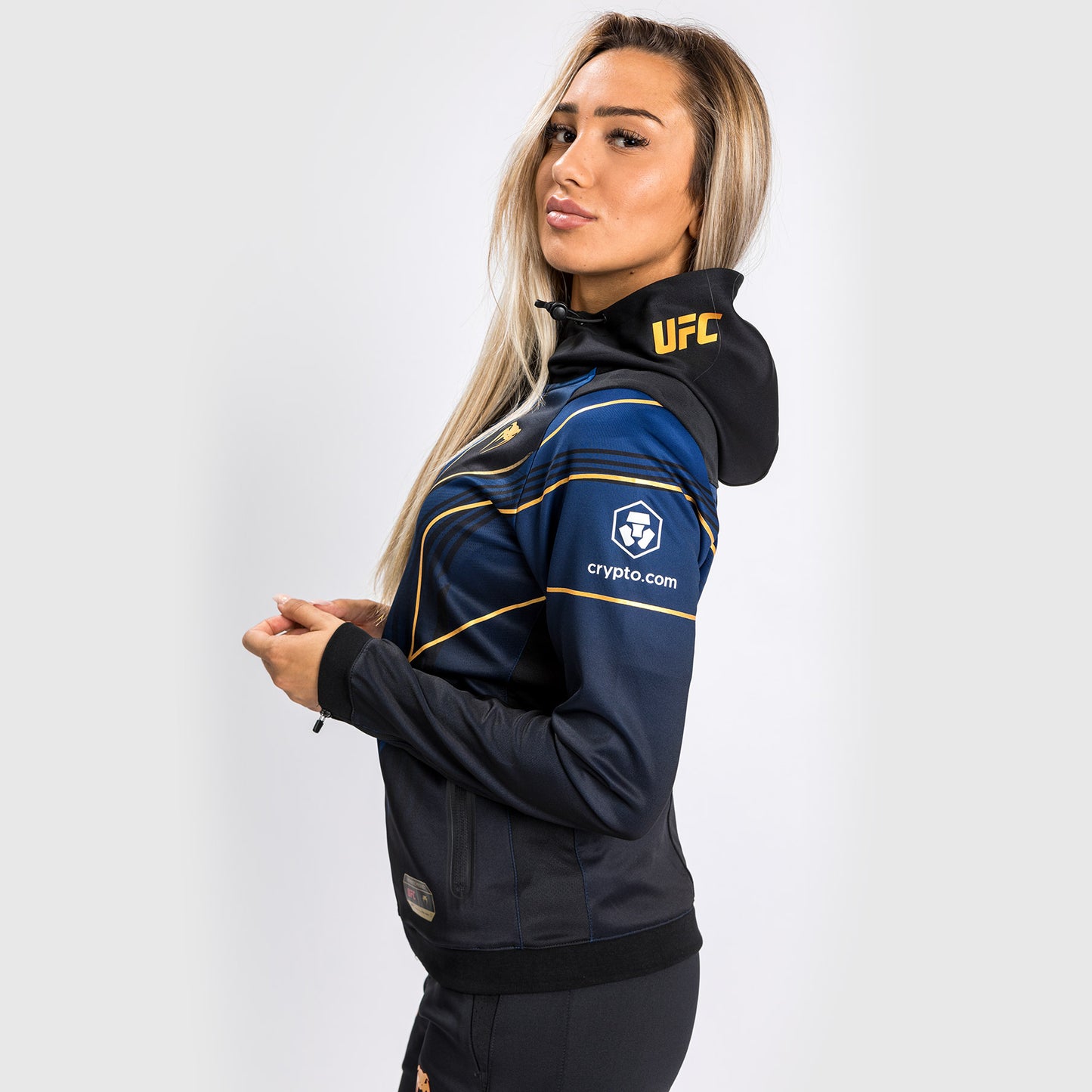 Ufc Authentic Fight Night 2.0 Kit By Venum 女士款连帽衫 – 午夜版–冠军