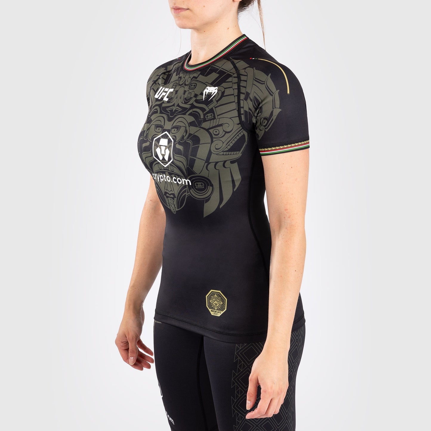 Noche UFC By Venum Authentic Fight Night 女士紧身防磨衣–黑色