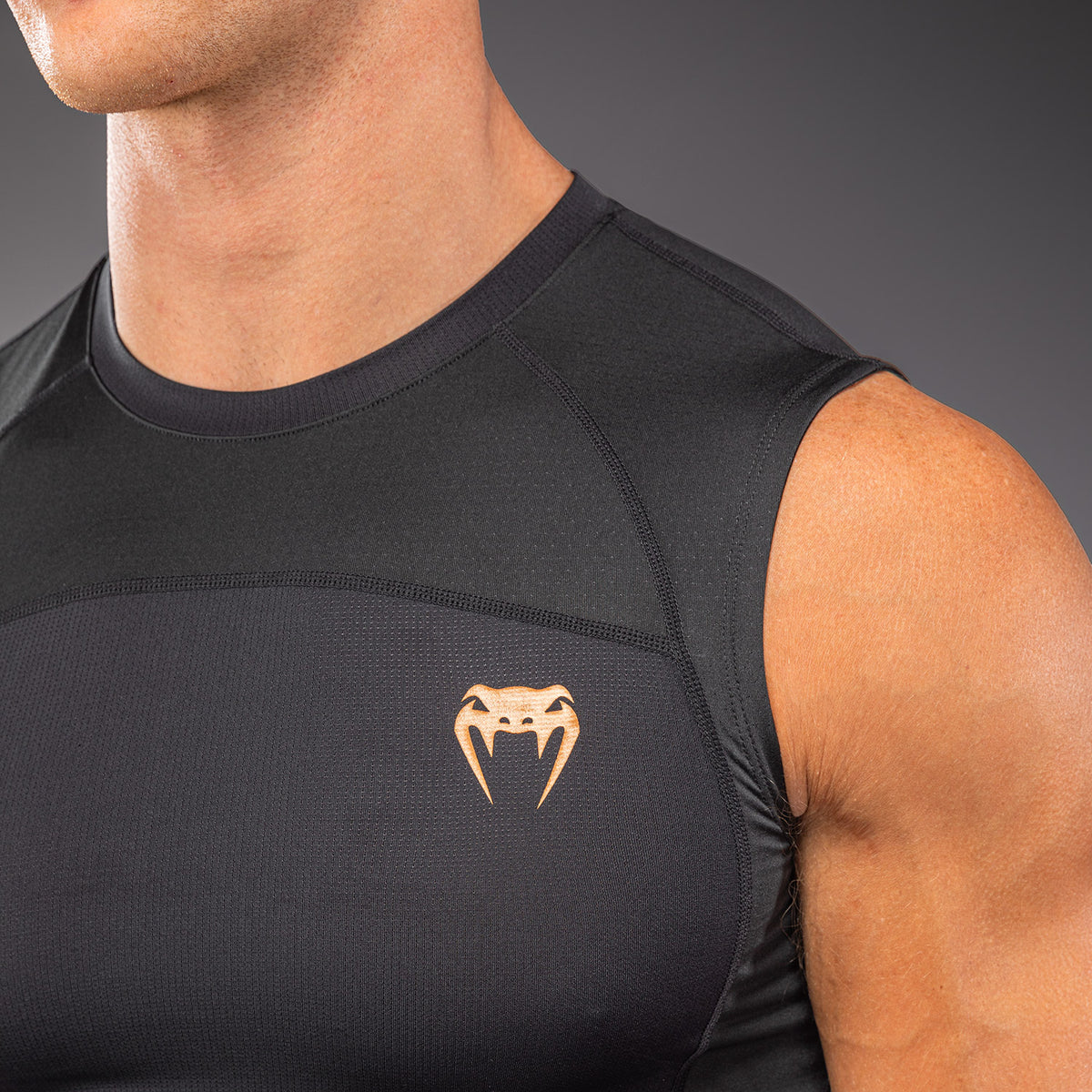Venum G-Fit Revolution 无袖防磨衣 - 黑色/铜色