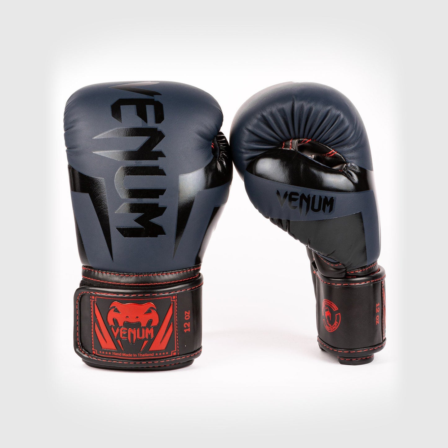 Venum Elite 拳击手套 – 藏青色/黑色-红色