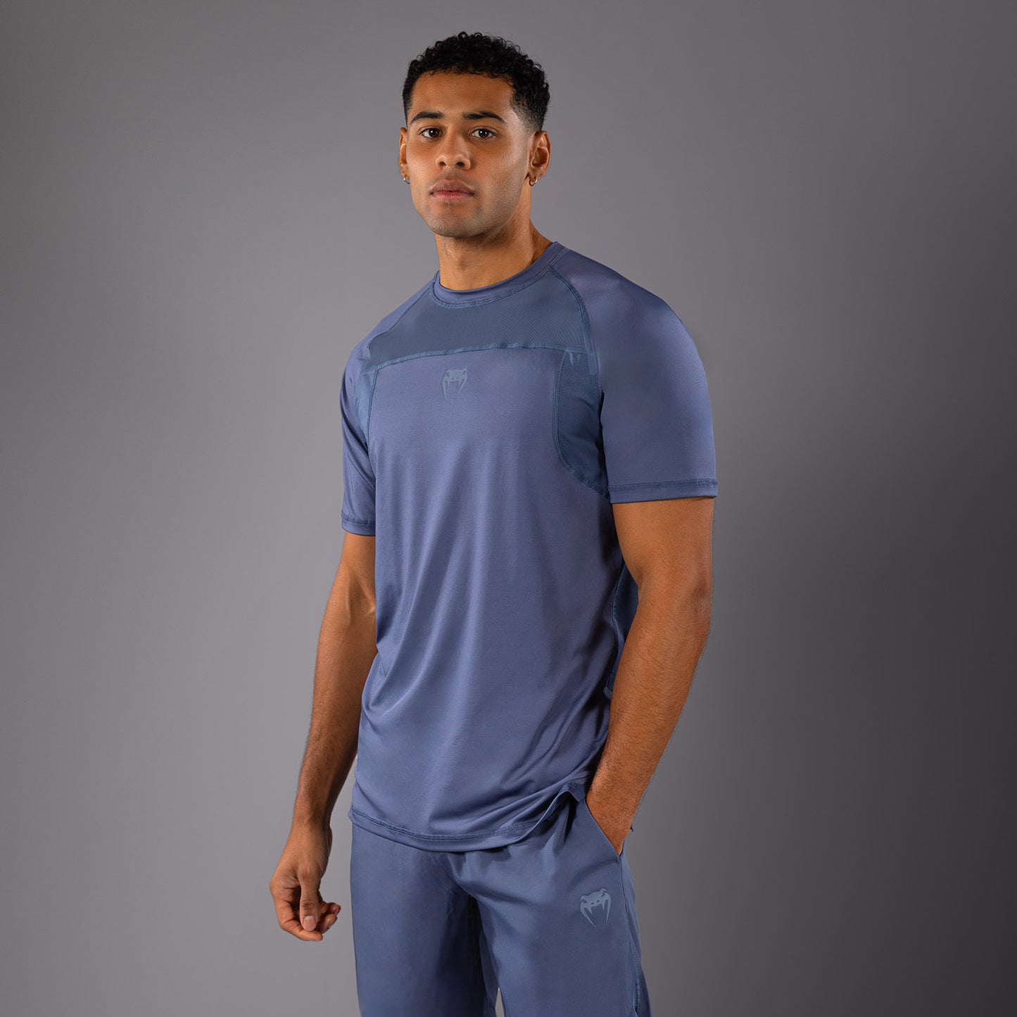 Venum G-Fit Air 男士 Dry-Tech T恤 – 雾蓝色