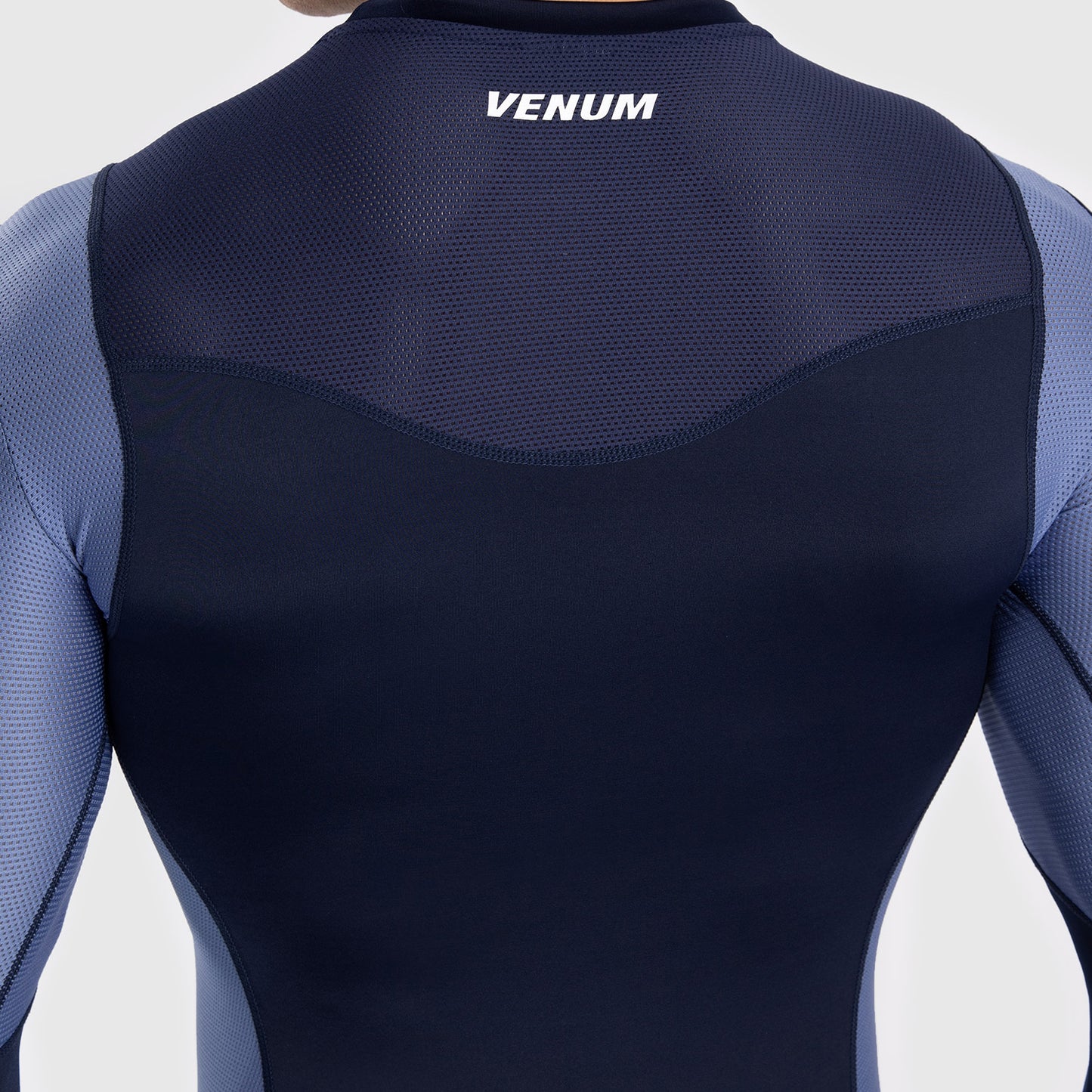 Venum Tempest 男士长袖紧身防磨衣 – 藏青色/蓝色