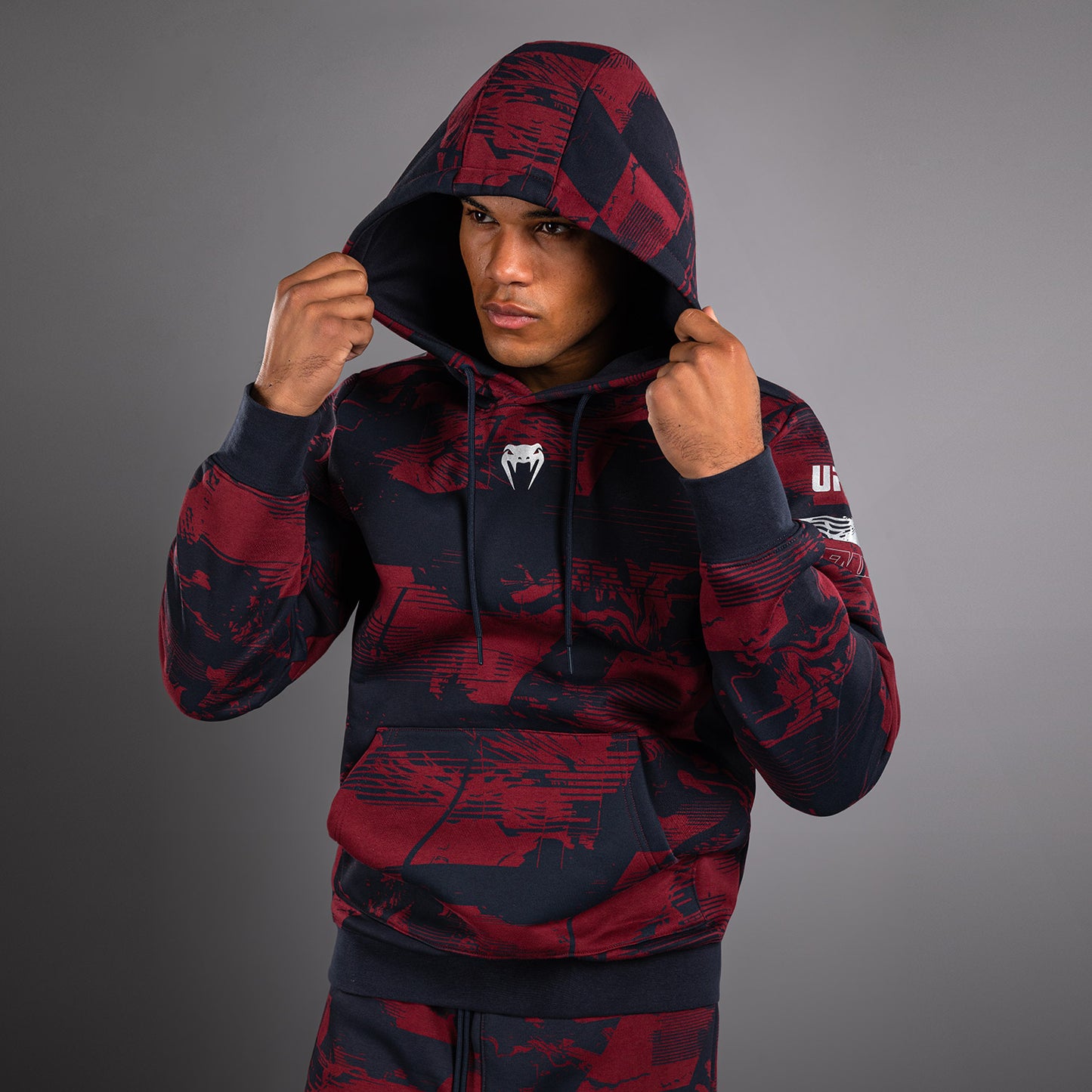 男士Venum UFC Zenith 藏青色正品Fight Week连帽衫