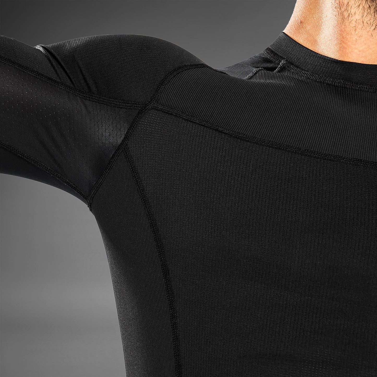 Venum G-Fit Air 紧身防磨衣长袖 – 黑色