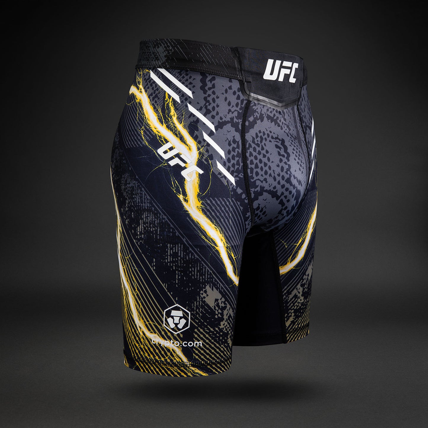 男士Venum UFC Unrivaled Vale Tudo短裤 – 黑色/Israel Adesanya
