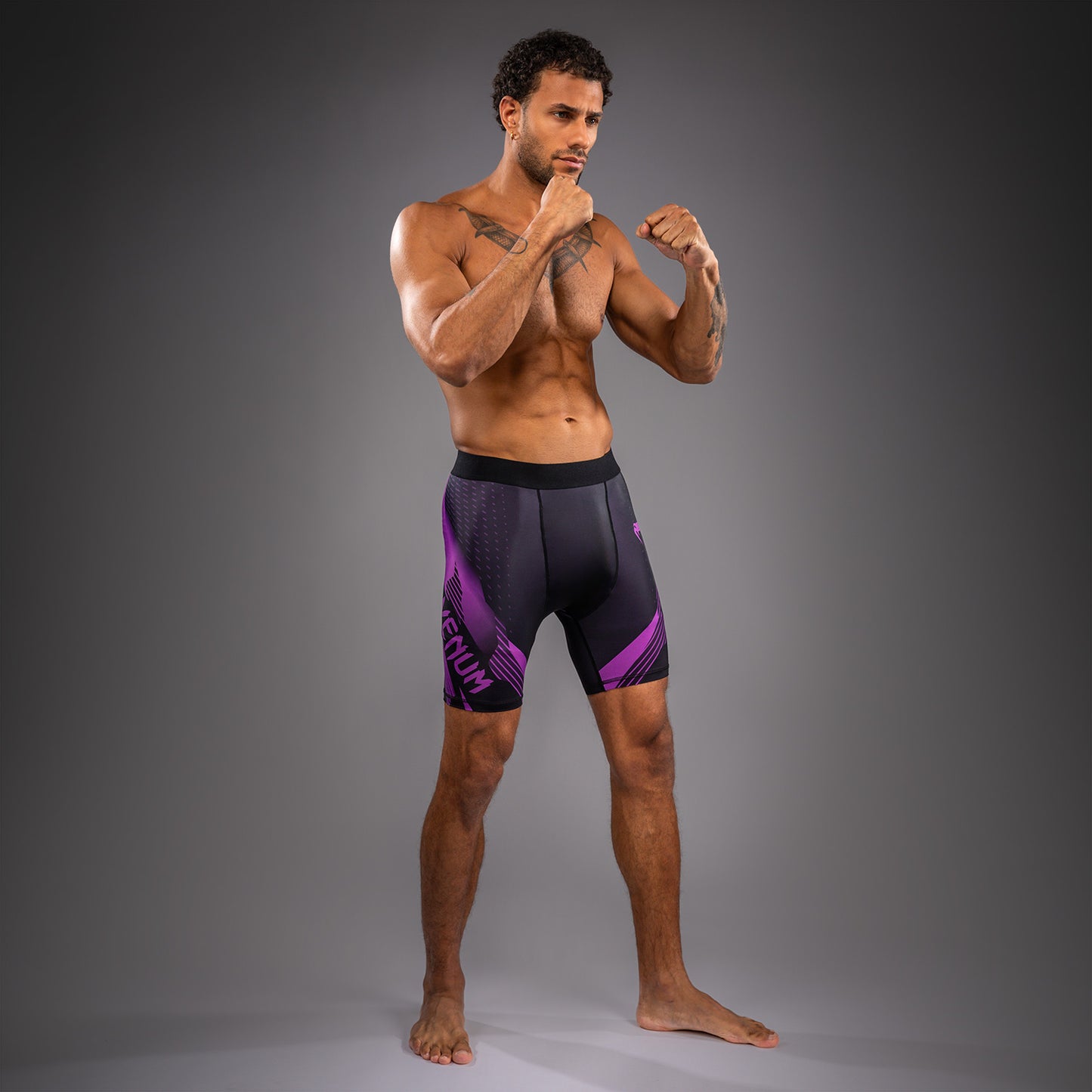 NO-GI 6.0 综合格斗短裤 – 黑色/紫色