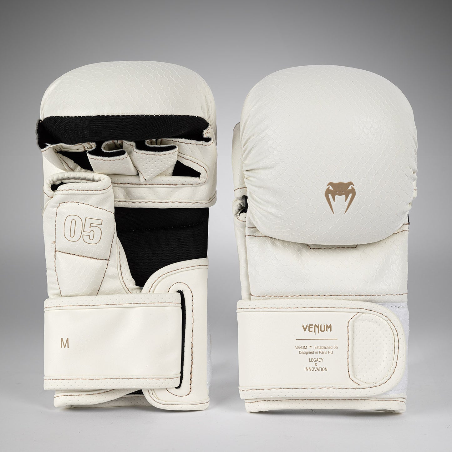 Venum Impact Evo Scales MMA实战手套 – 象牙色