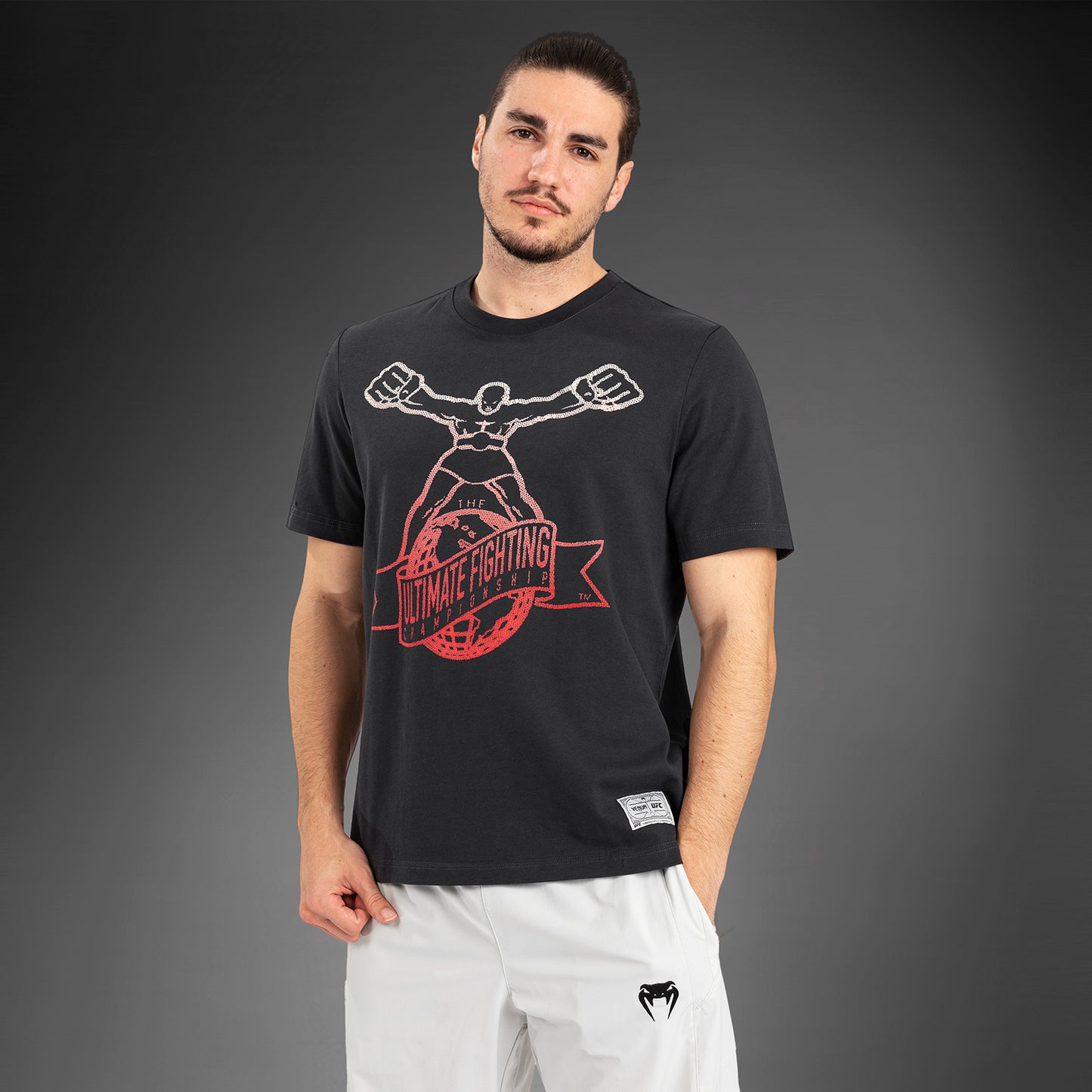 UFC by Venum Ulti-Man T恤 – 灰色/红色