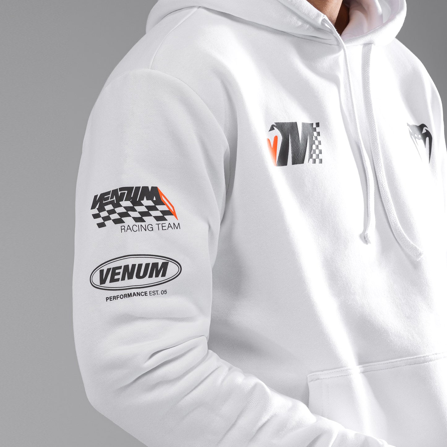 Venum Motorsport 连帽衫 – 雪白色