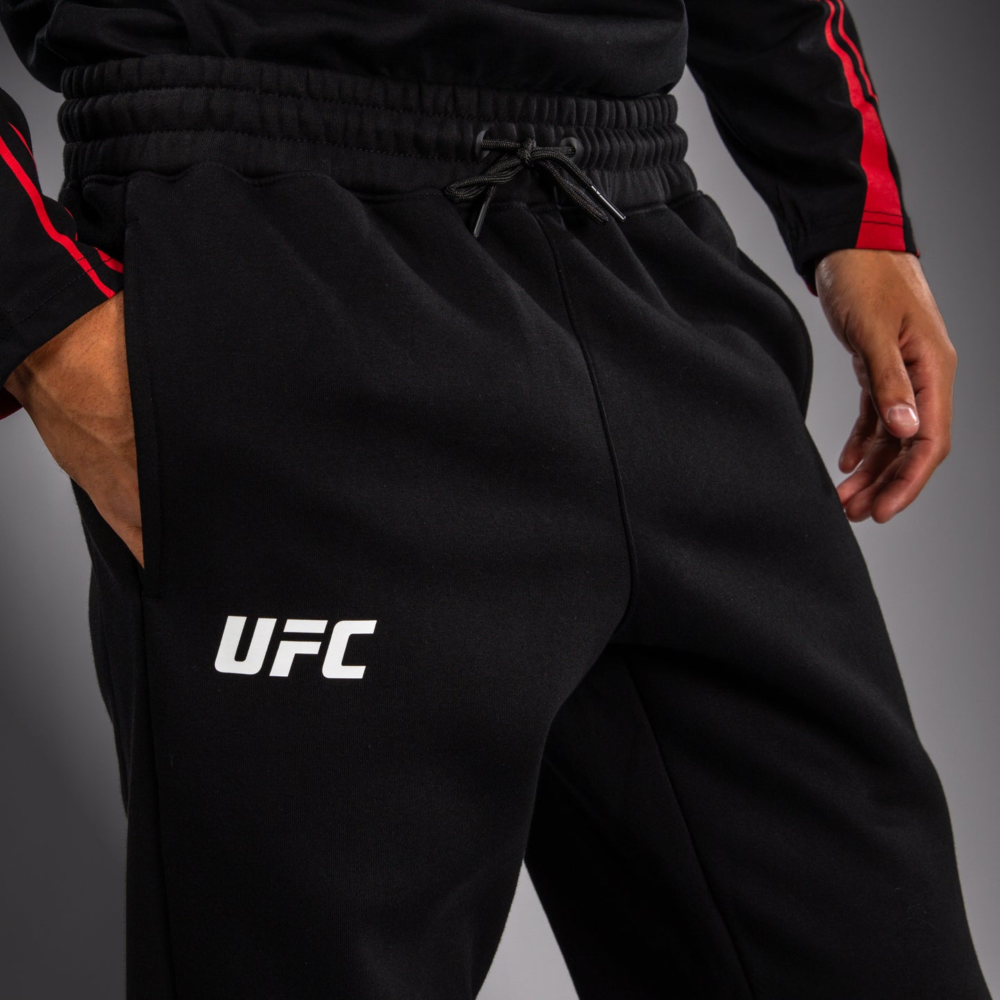 Venum UFC Unity by Venum Authentic Fight Week 男子棉质长裤 - 黑色