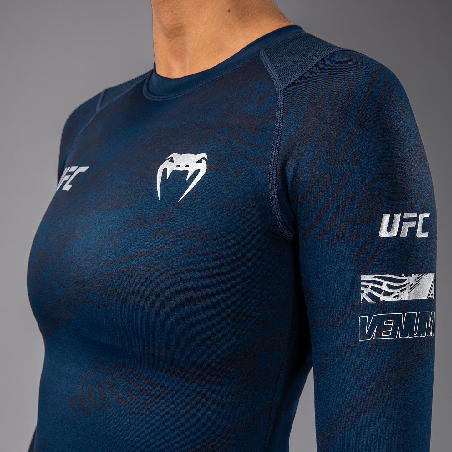UFC Fusion by Venum Fight Week 女士紧身防磨衣–海洋蓝