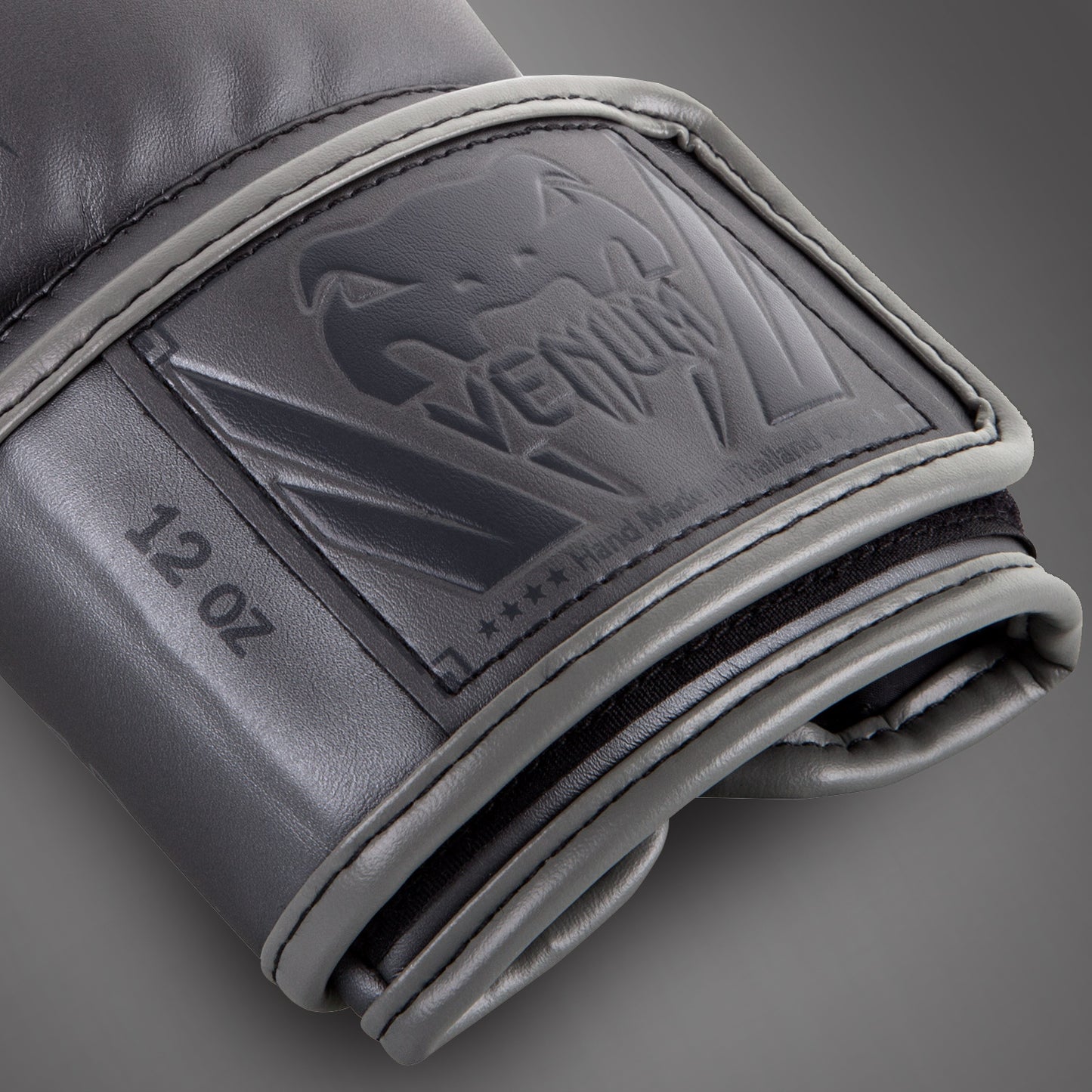 Venum Elite 拳击手套 – 灰色/灰色