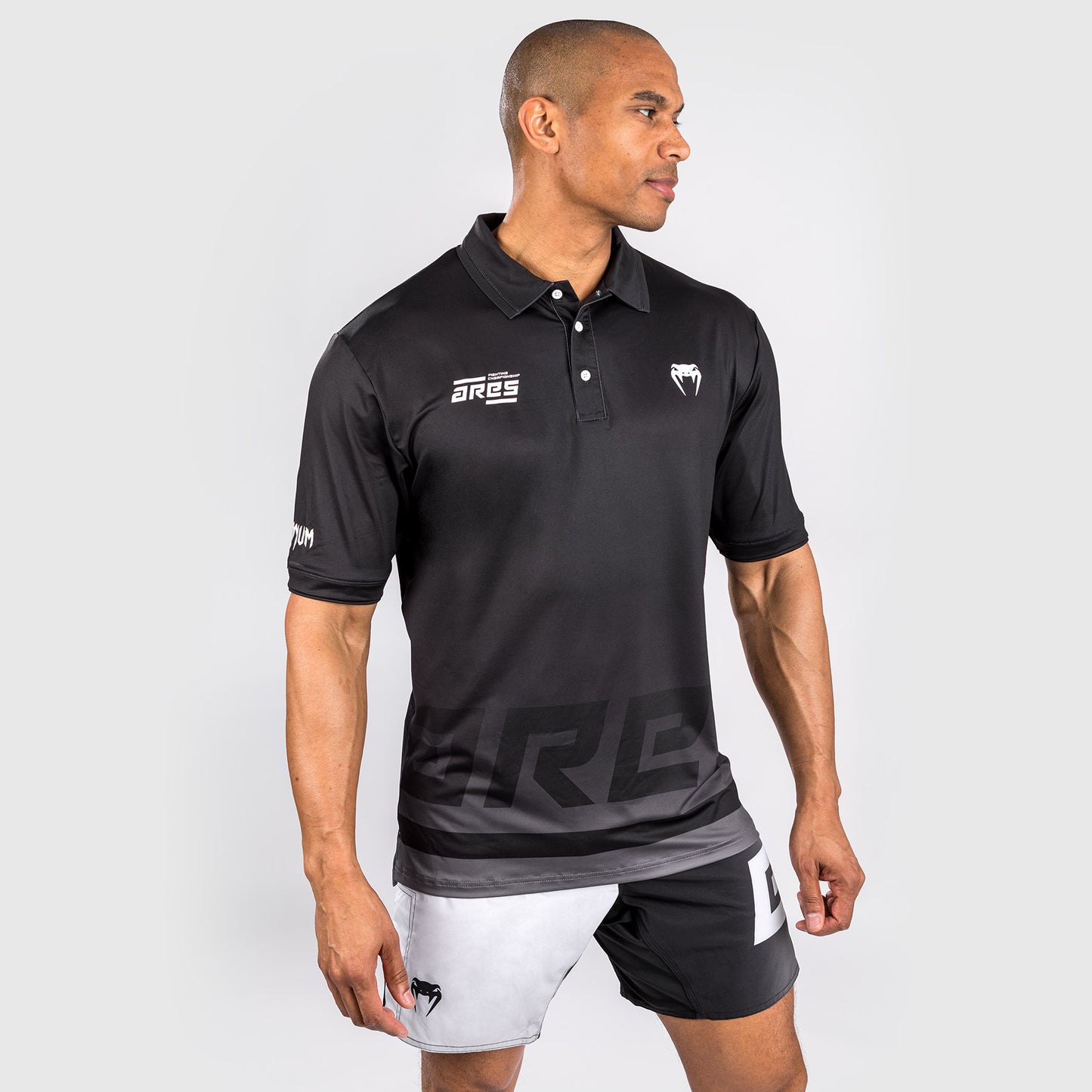 Venum x Ares Dry Tech 保罗衫 – 黑色