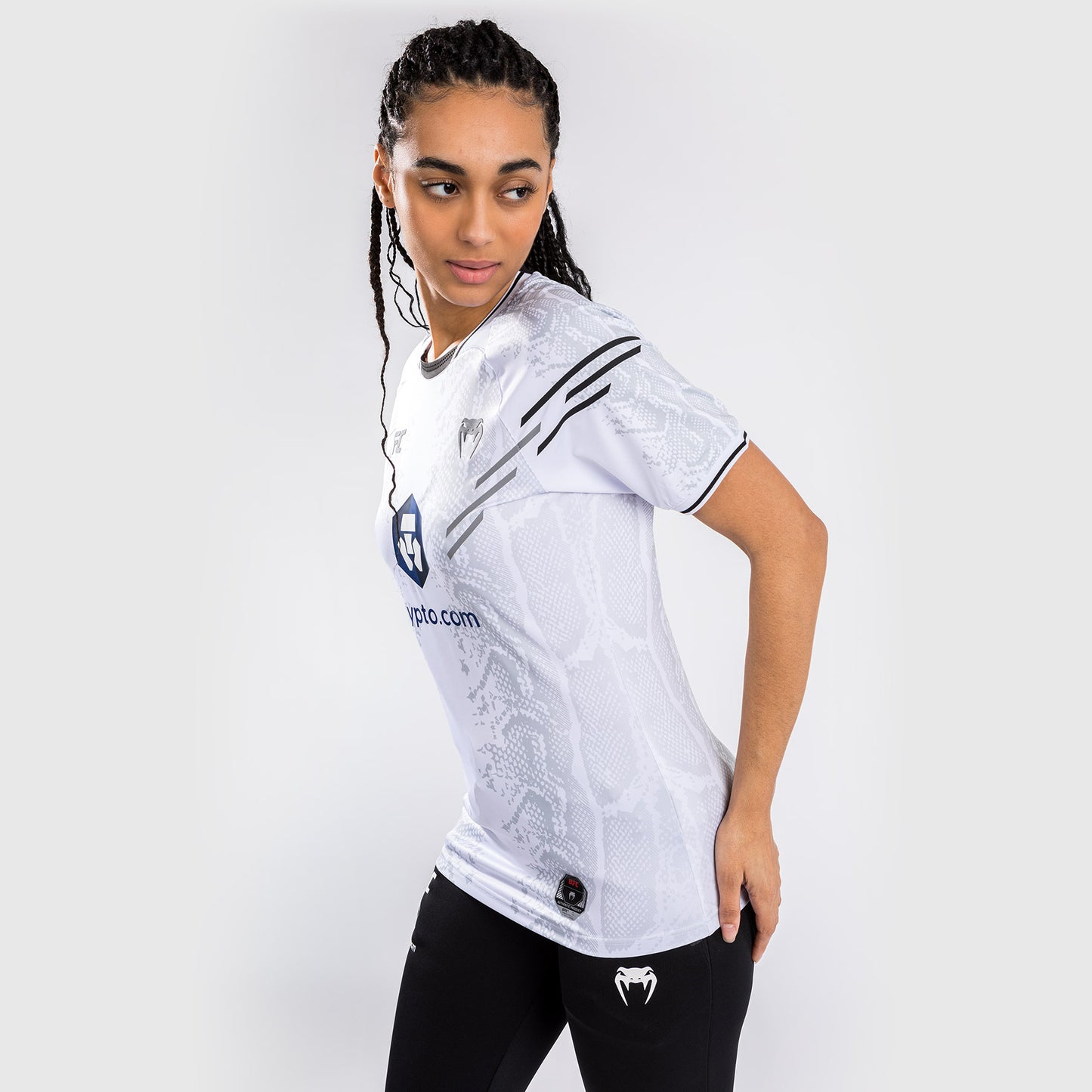 UFC Adrenaline by Venum Authentic Fight Night 女士款出场球衣 – 白色