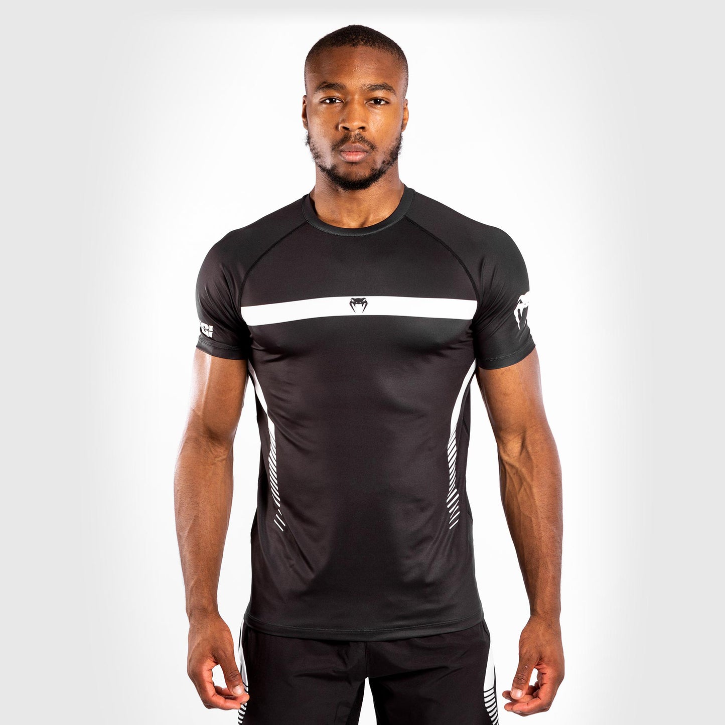 Venum NoGi 3.0 Dry Tech T恤 – 黑色/白色