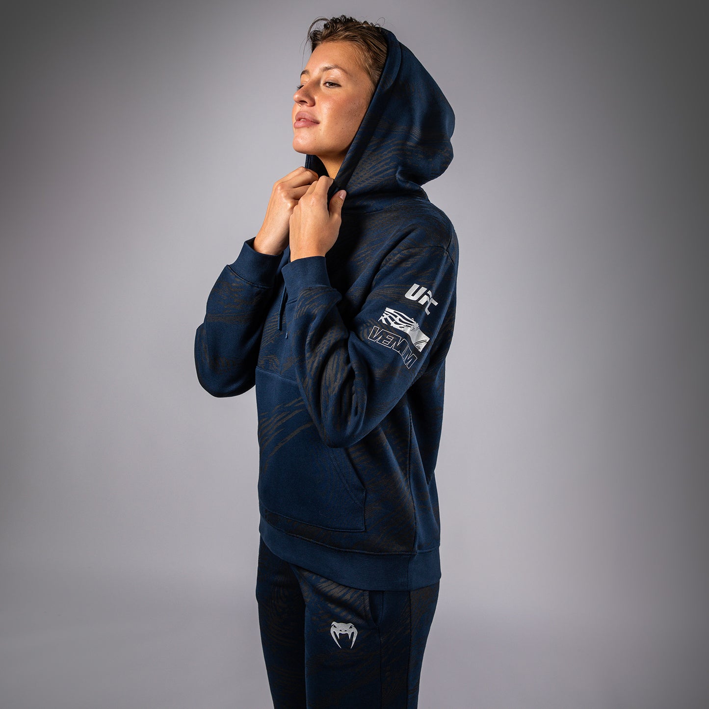 UFC Fusion by Venum Fight Week 女士连帽衫 – 海洋蓝