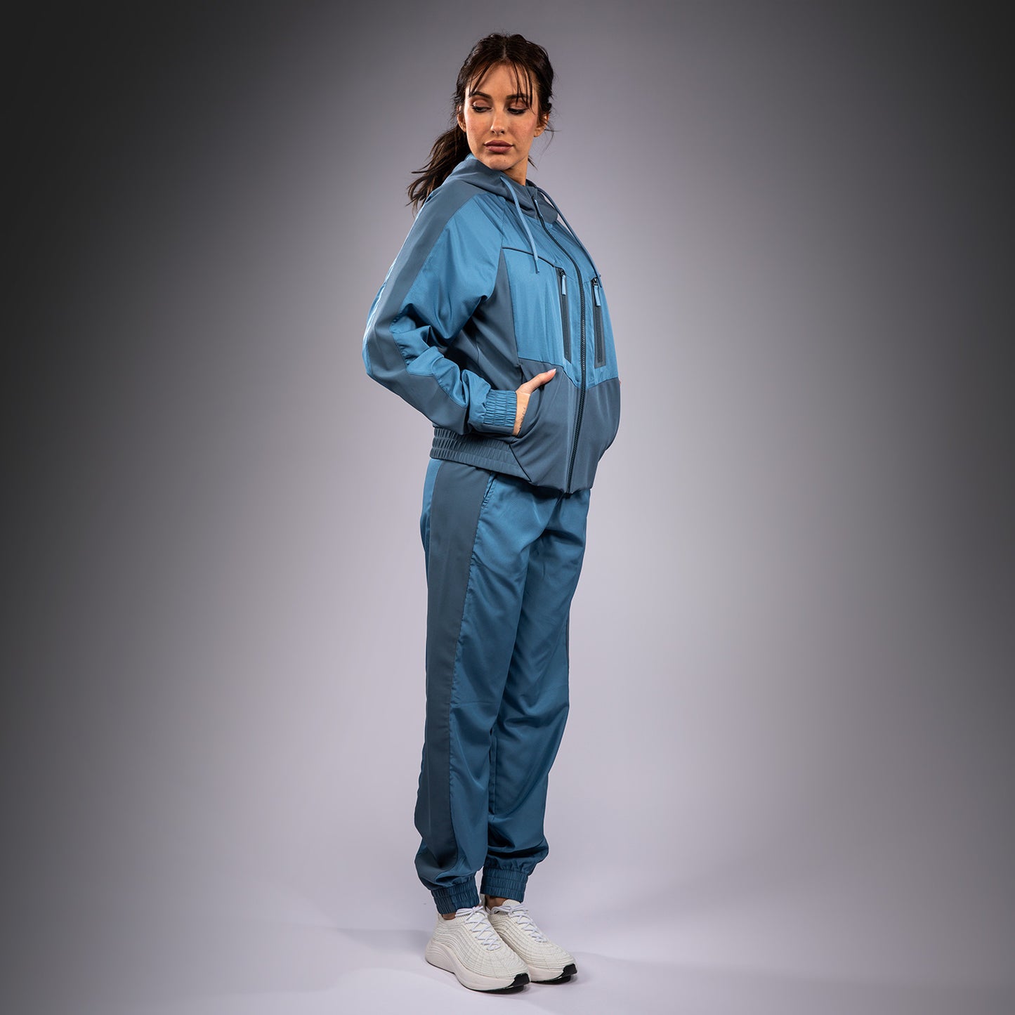 Venum Women Laser 3.0 运动夹克 – 蓝色