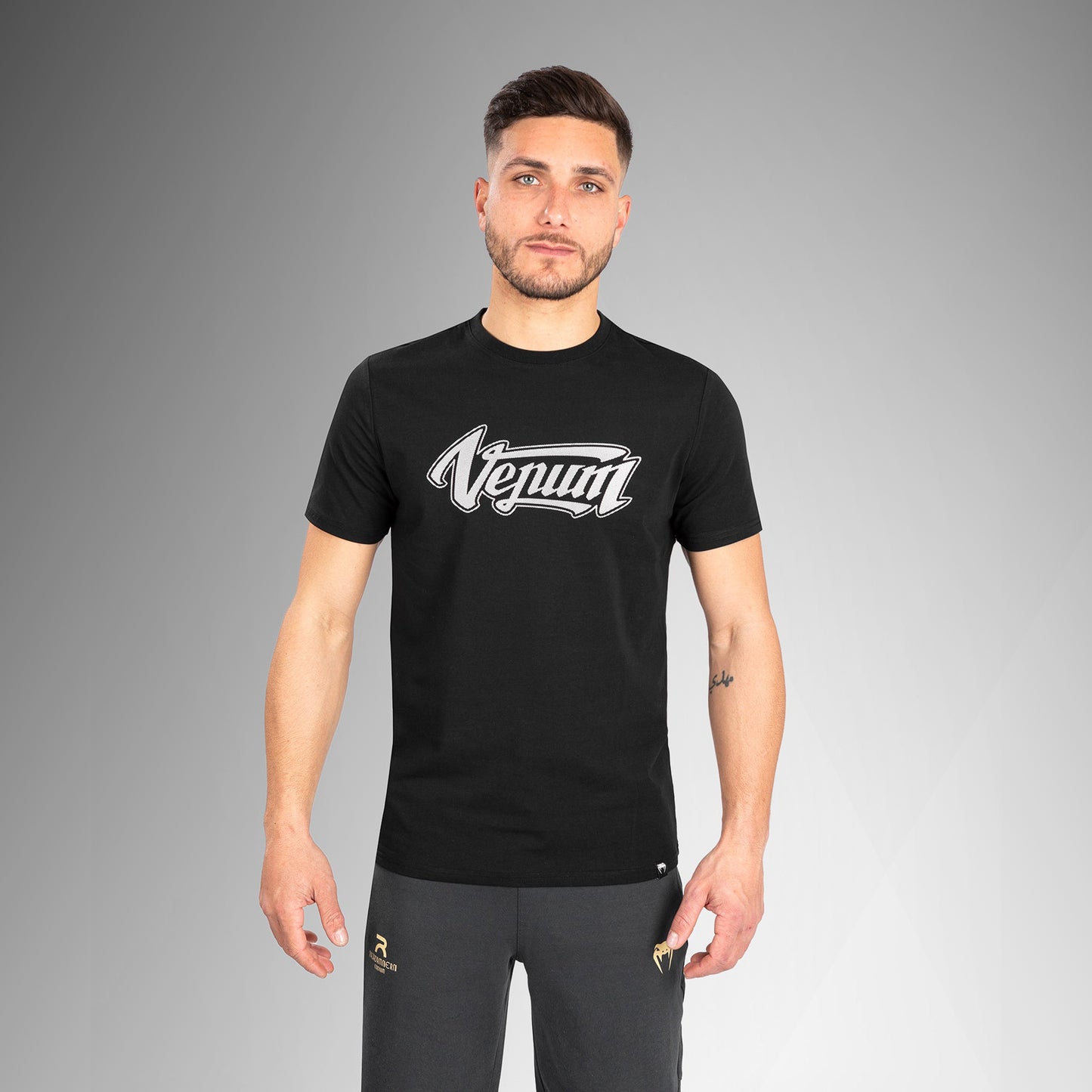 Venum Absolute 2.0 Adjusted Fit T恤–黑色/银色