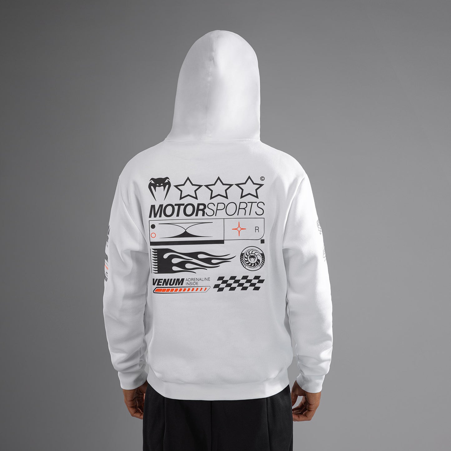 Venum Motorsport 连帽衫 – 雪白色