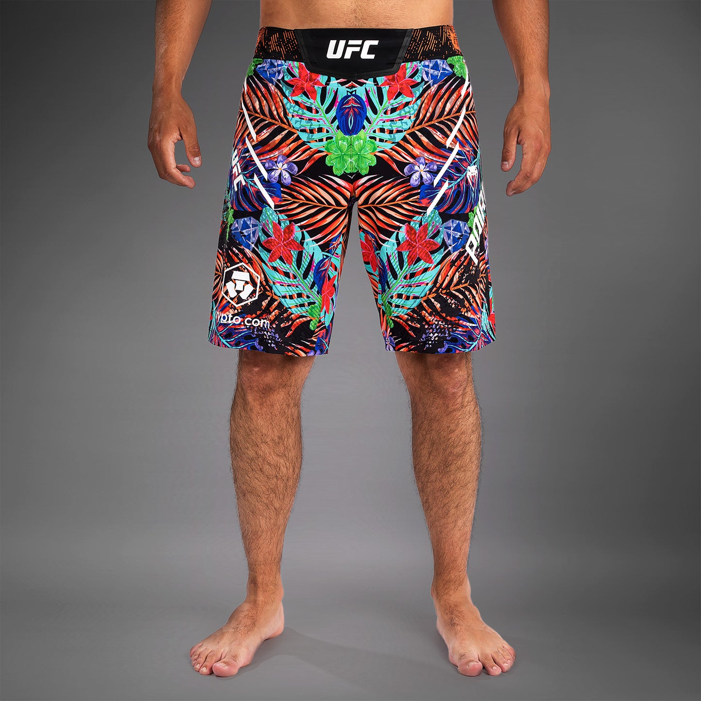 男士Venum UFC Unrivaled 蓝色Dustin Poirier长款格斗短裤