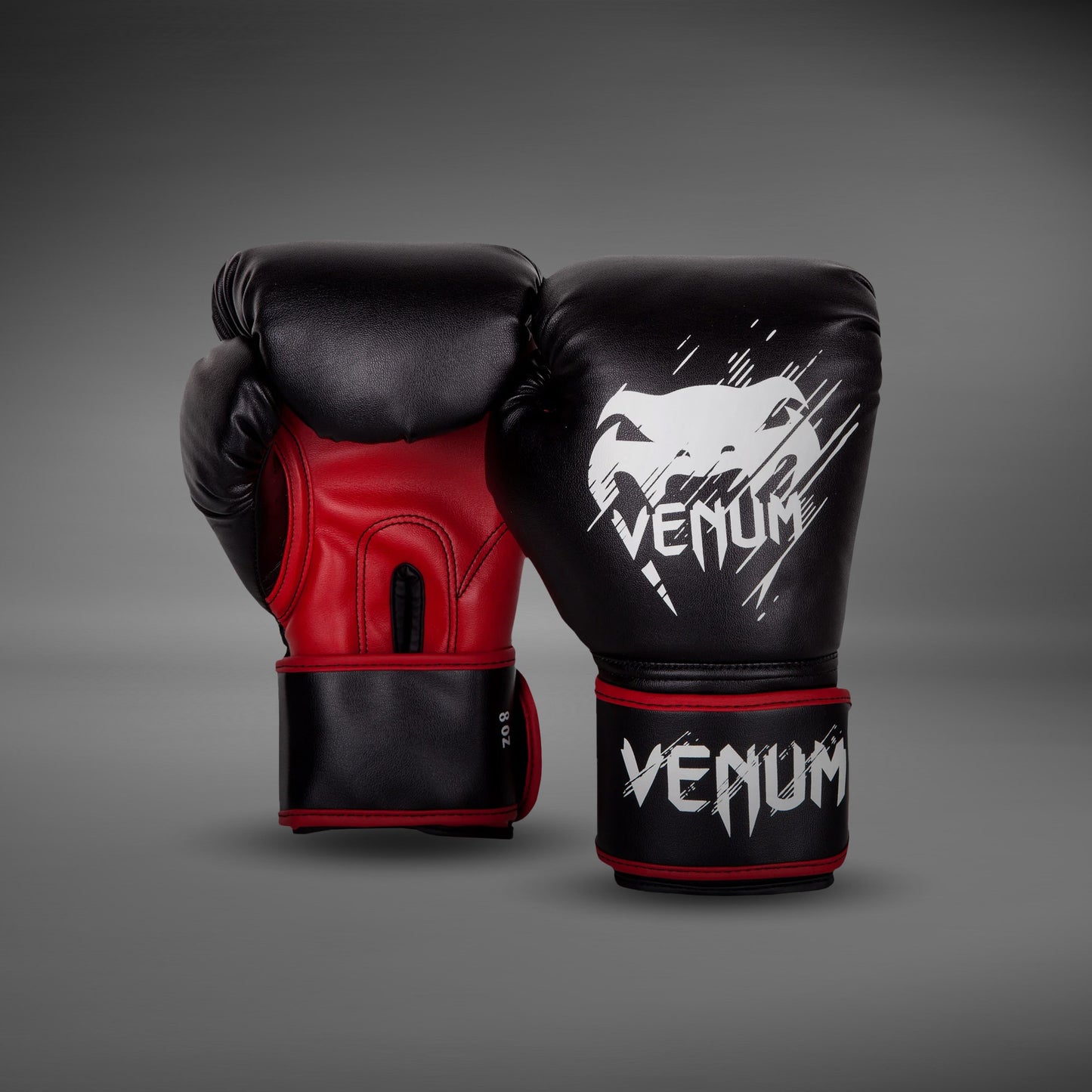Venum Contender 儿童款拳击手套 – 黑色/红色