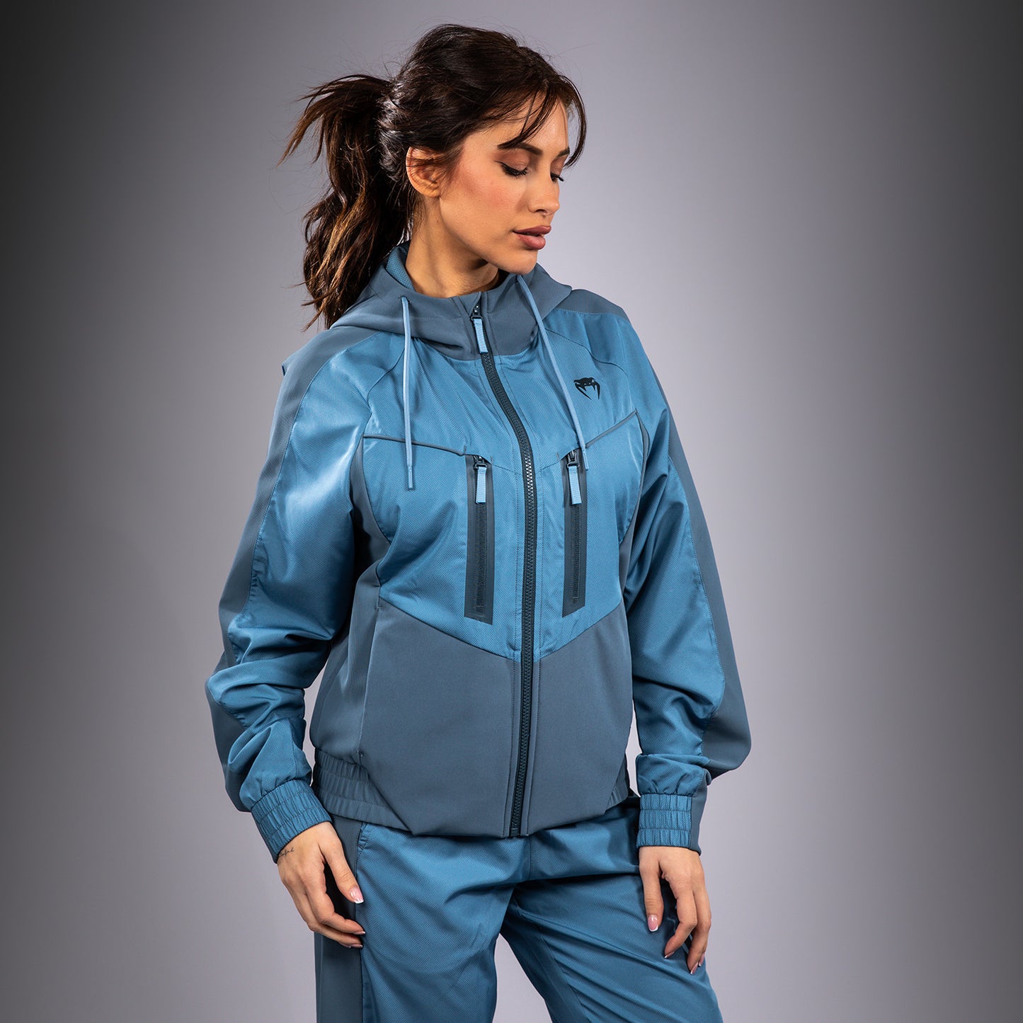 Venum Women Laser 3.0 运动夹克 – 蓝色