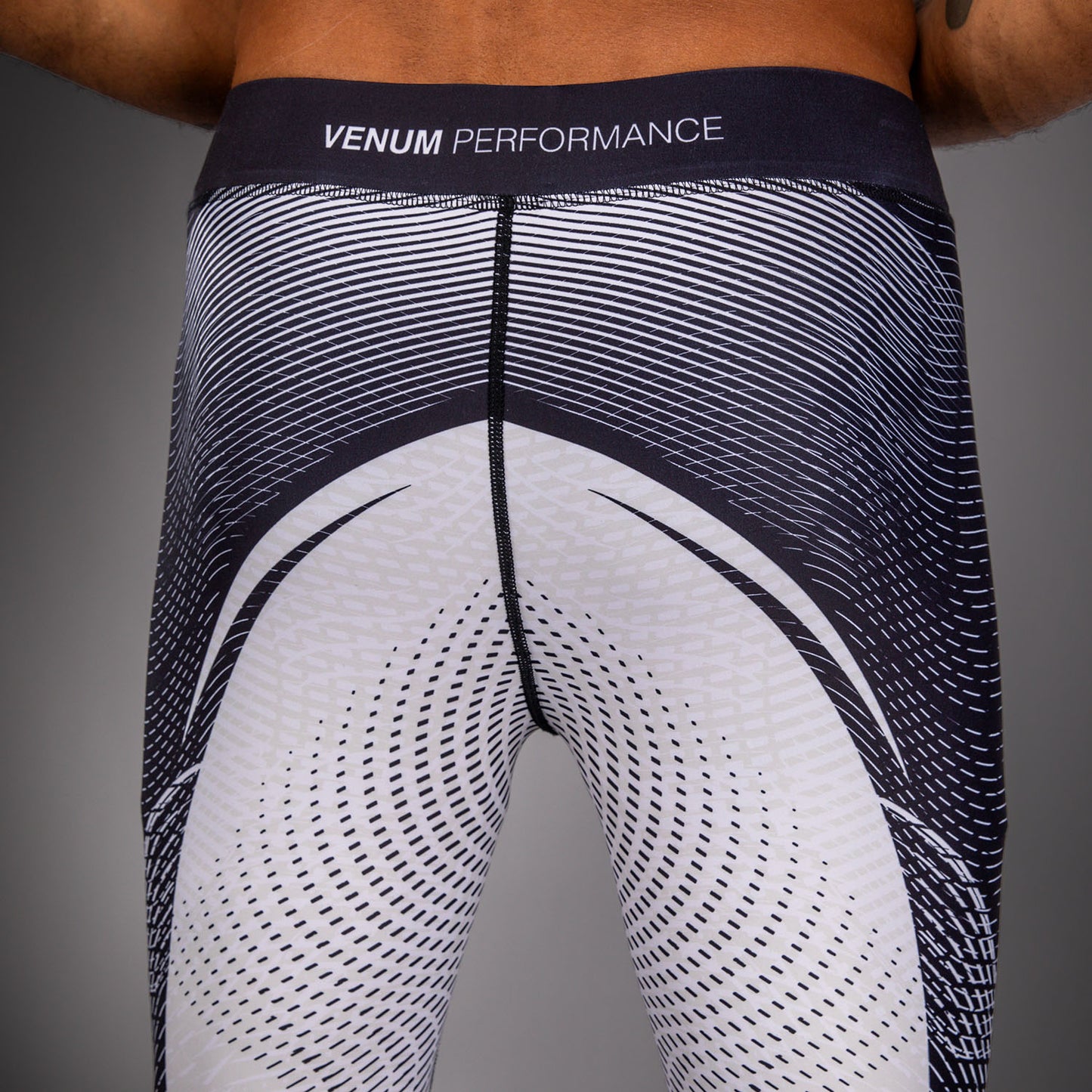 Venum Galactic 3.0 紧身裤 - 奶白色/黑色
