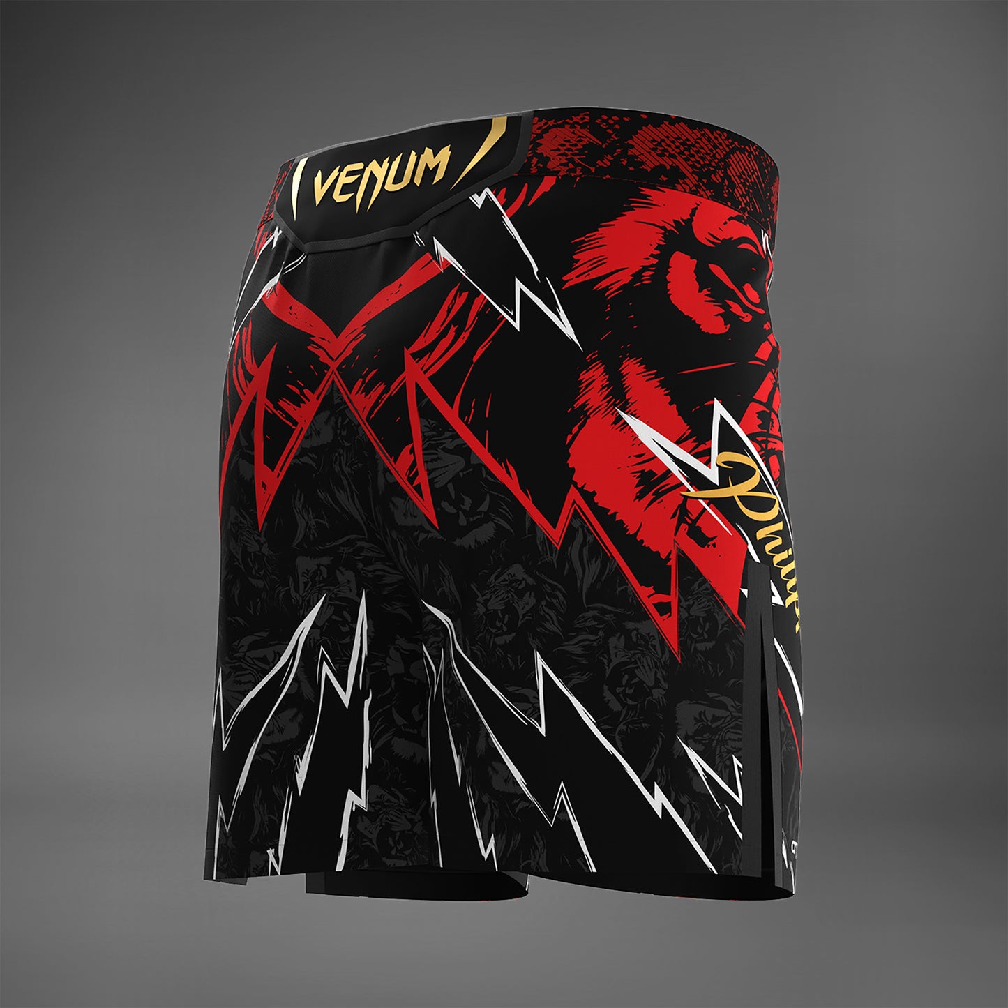 男士Venum UFC Unrivaled 红色Jon Jones格斗短裤