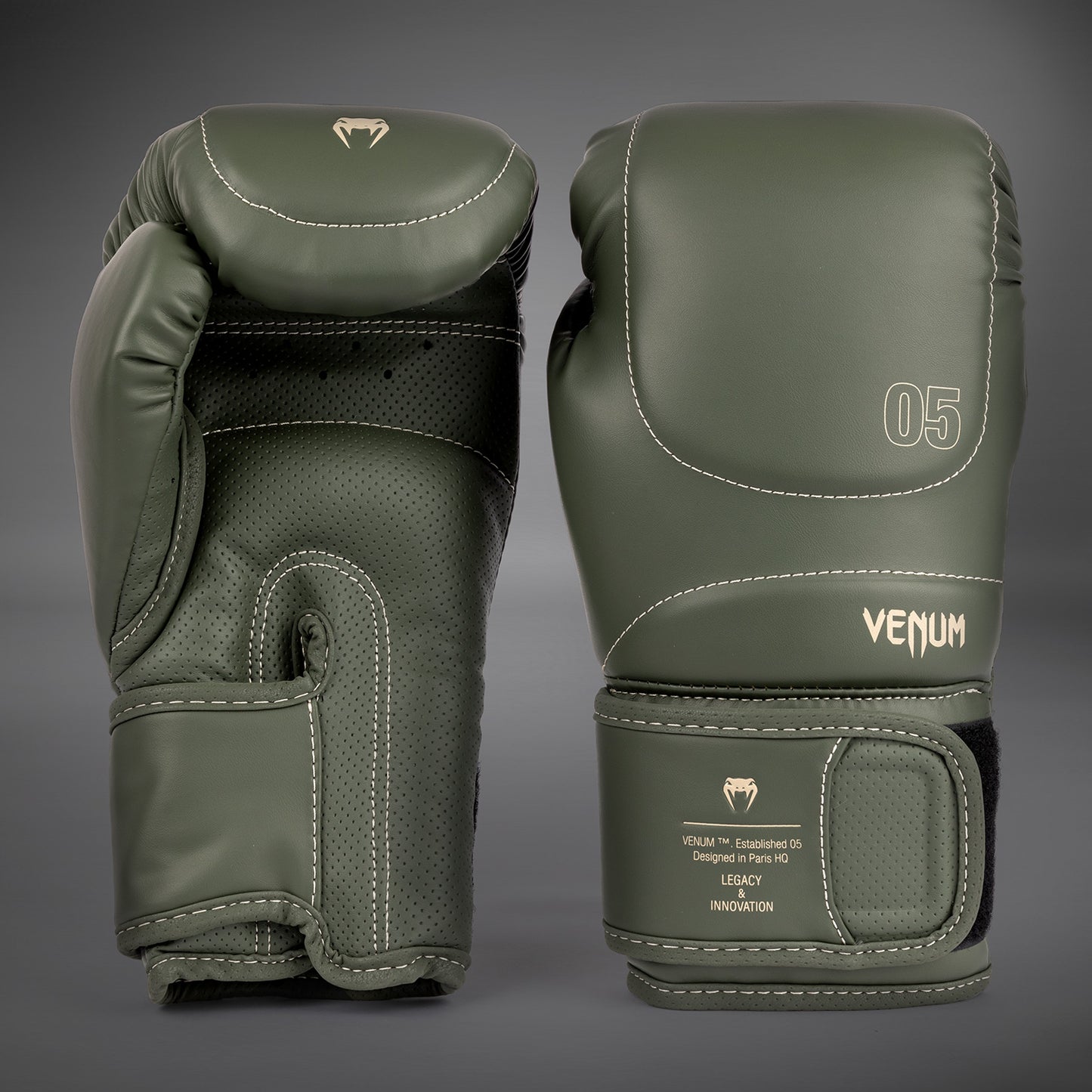 Venum Impact Evo 拳击手套 – 军绿色