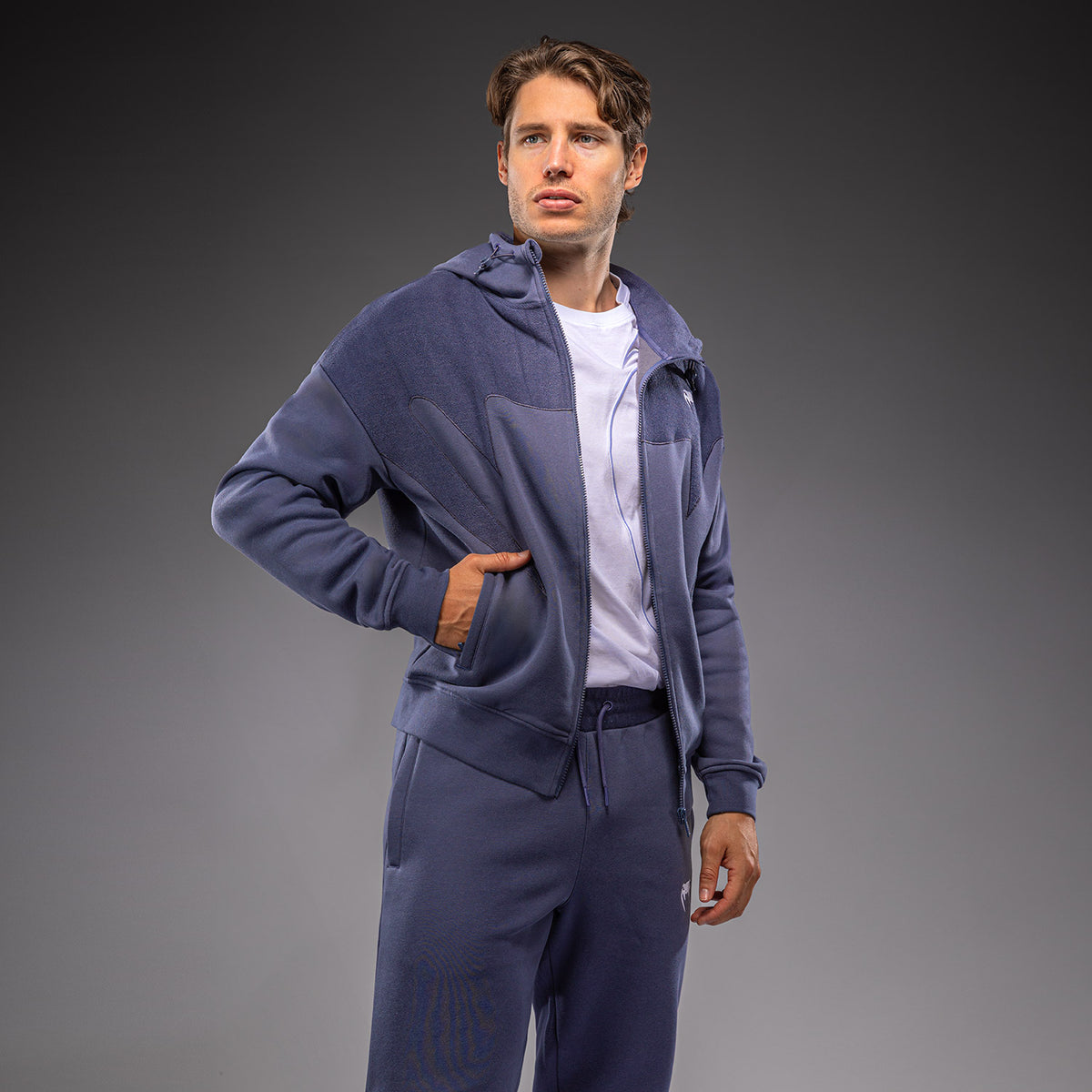 Venum Attack Fleece & Weave 运动夹克 - 蓝色