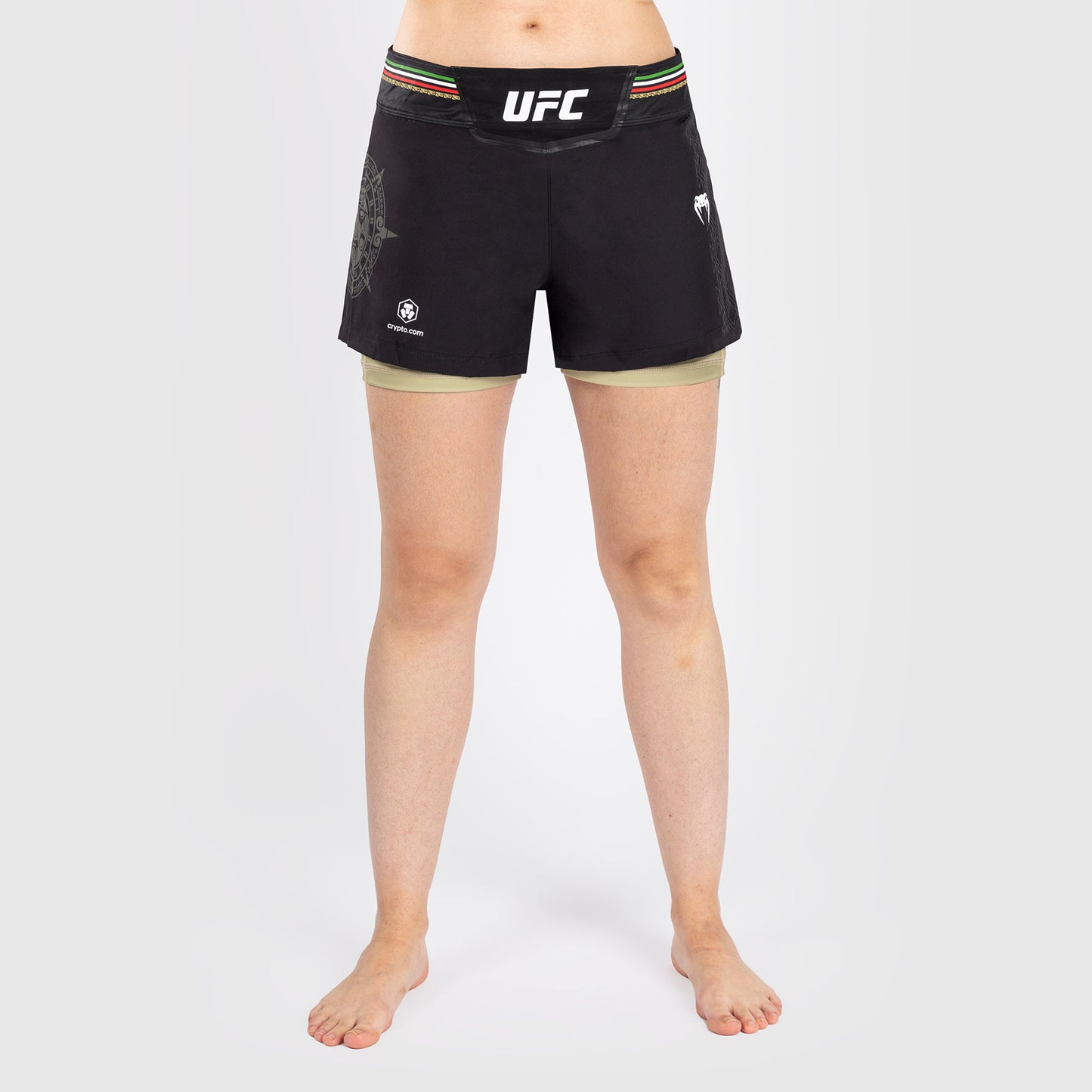 Noche UFC by Venum Authentic 女士格斗短裤 – 黑色