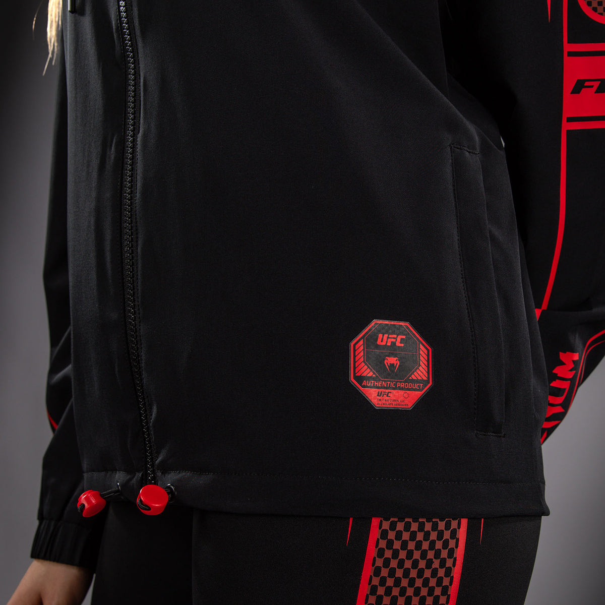 Venum UFC Unity by Venum Authentic Fight Week 女子拉链连帽衫 - 黑色