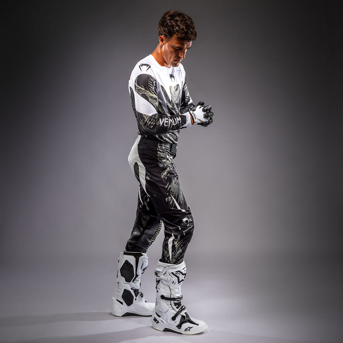 Venum MX Elite 越野摩托骑行服 - 黑色/沙色
