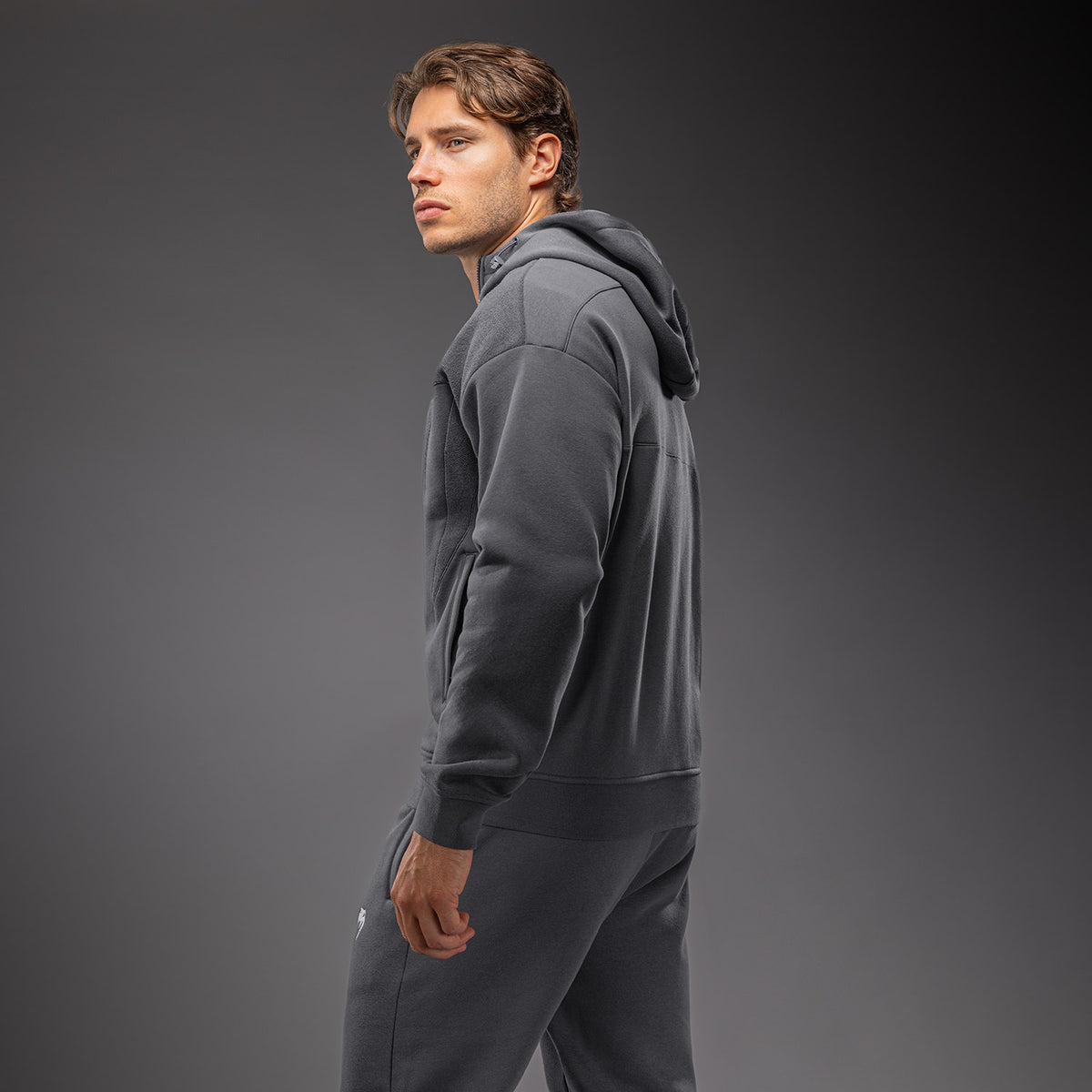 Venum Attack Fleece & Weave 运动夹克 - 灰色