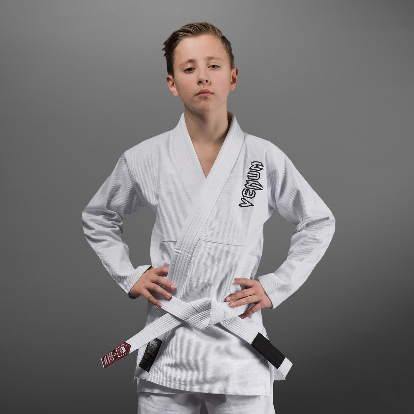 Venum Contender 儿童款柔术服（含免费白色腰带）– 白色