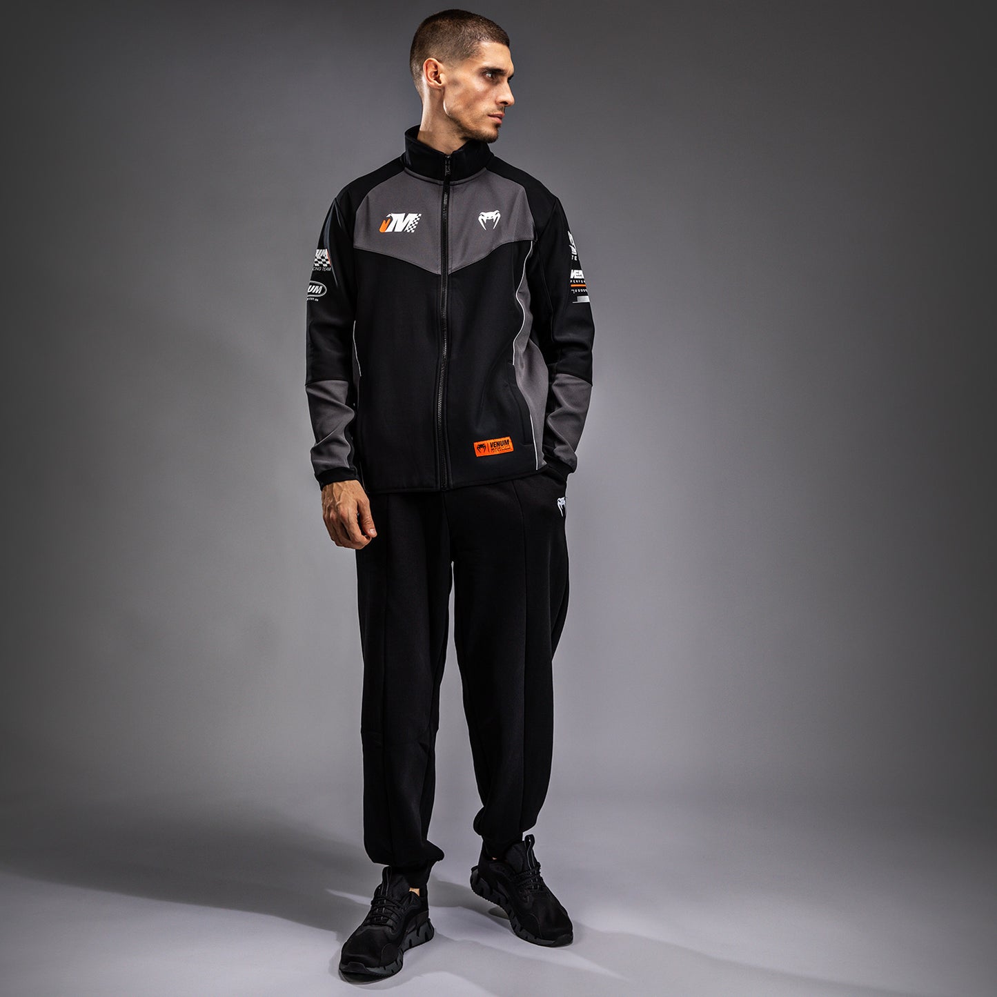 Venum Motorsport 软壳夹克 – 深黑色