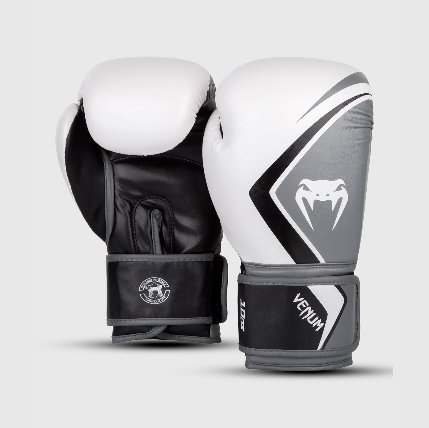 Venum 拳击手套 Contender 2.0 – 白色/灰色-黑色