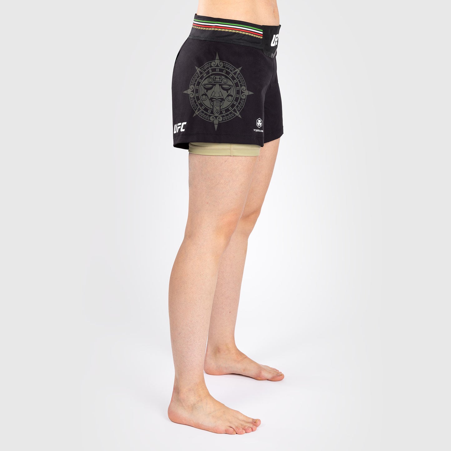 Noche UFC by Venum Authentic 女士格斗短裤 – 黑色