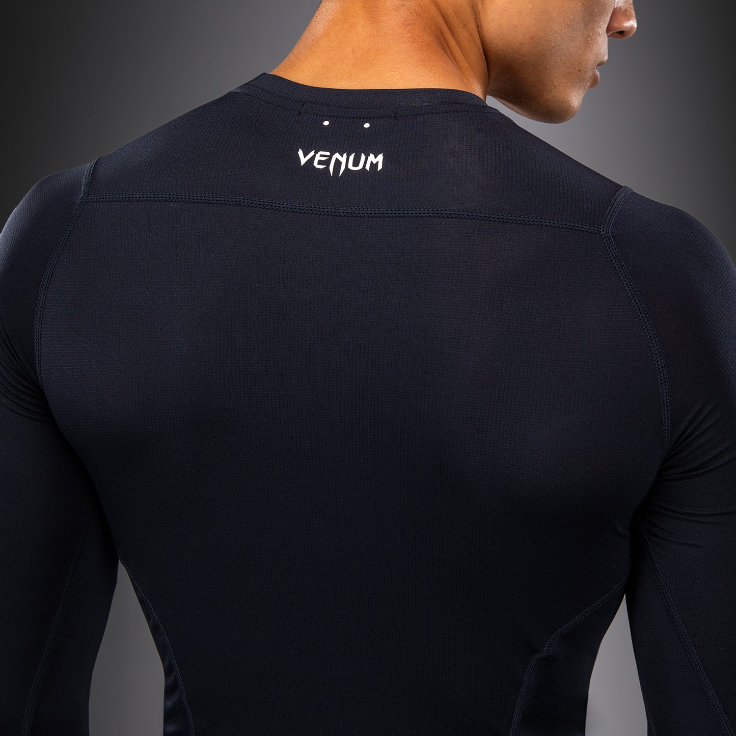 Venum G-Core 长袖紧身防磨衣 - 藏青色/白色