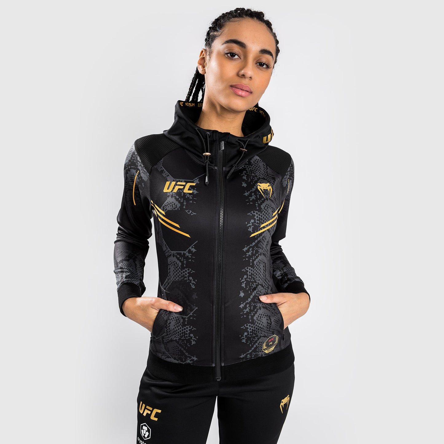 UFC Adrenaline by Venum Authentic Fight Night 女士款 连帽衫 – Champion