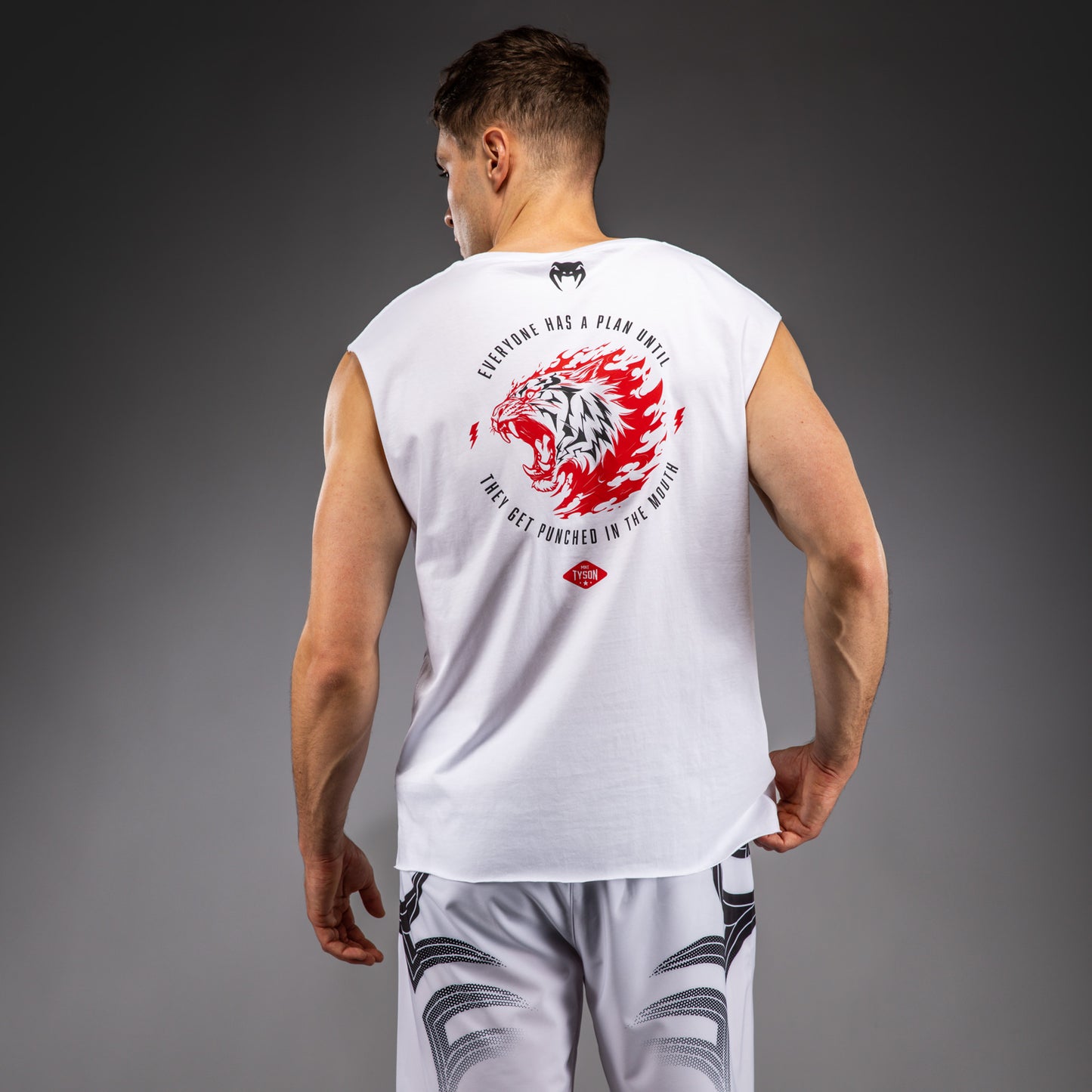 Venum x Mike Tyson: Tiger无袖T恤 – 纯白色