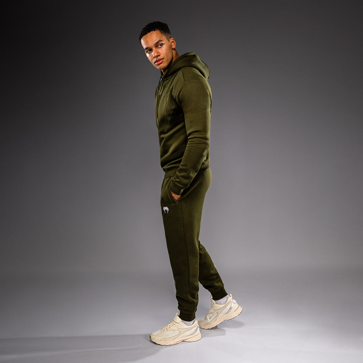 Venum Attack Fleece & Weave 连帽衫 - 卡其色